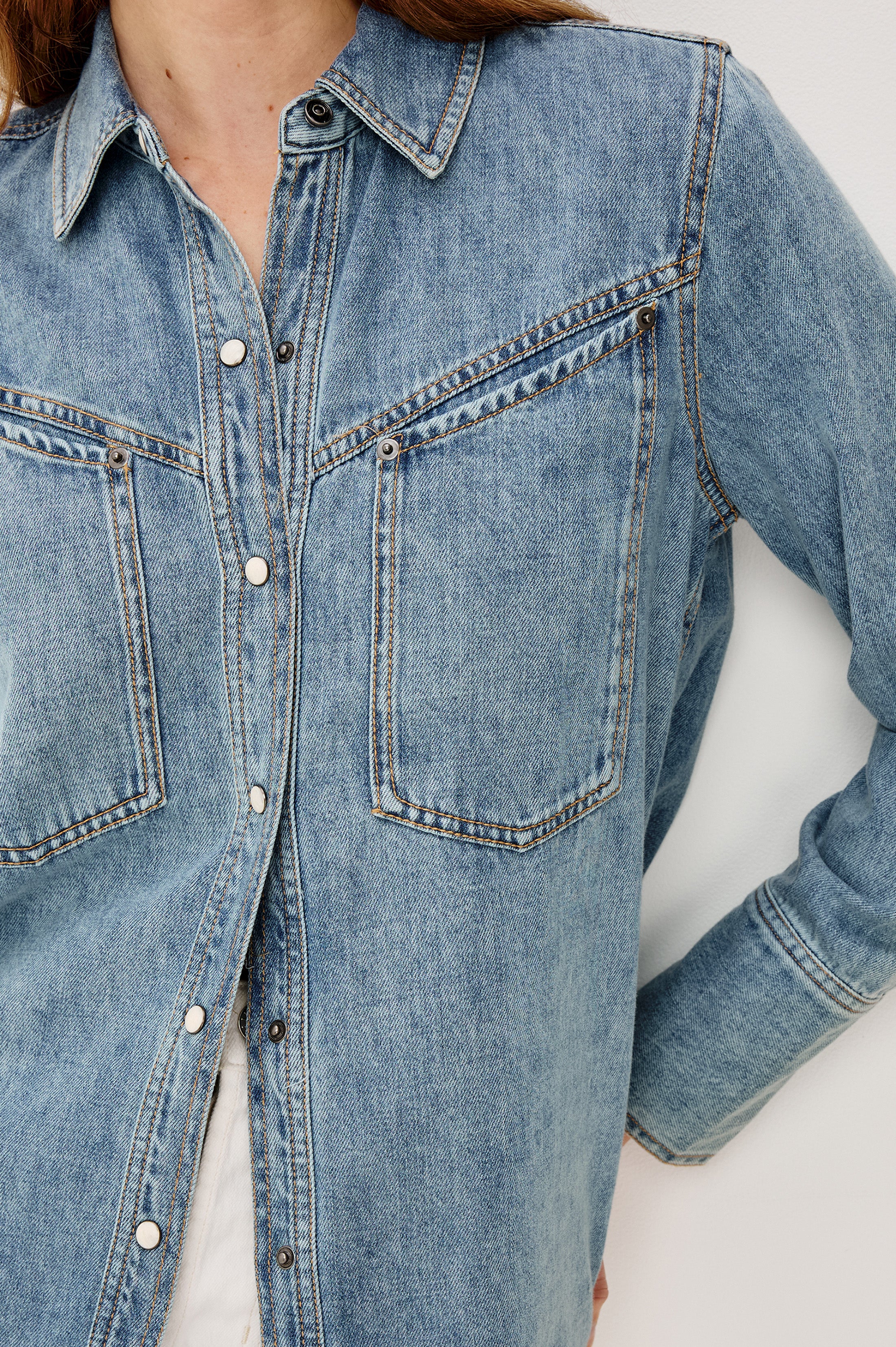 ACTON SHIRT - WESTERN BLUE - Image 2