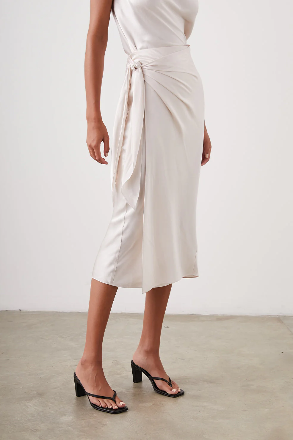 ADRIENNE SKIRT - IVORY - Image 4