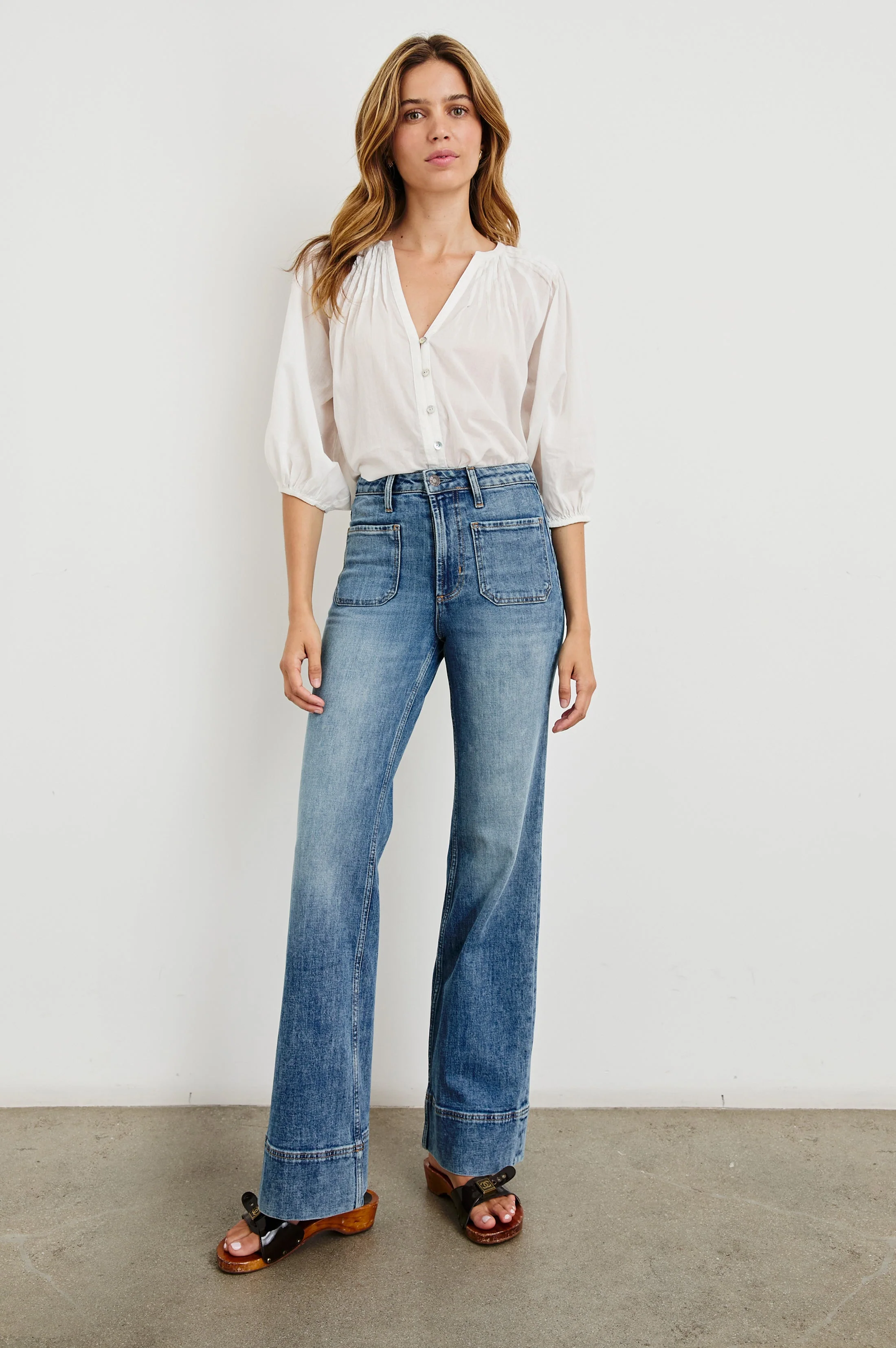 ALAMITOS FLARED TROUSER - TRADEWIND - Image 3