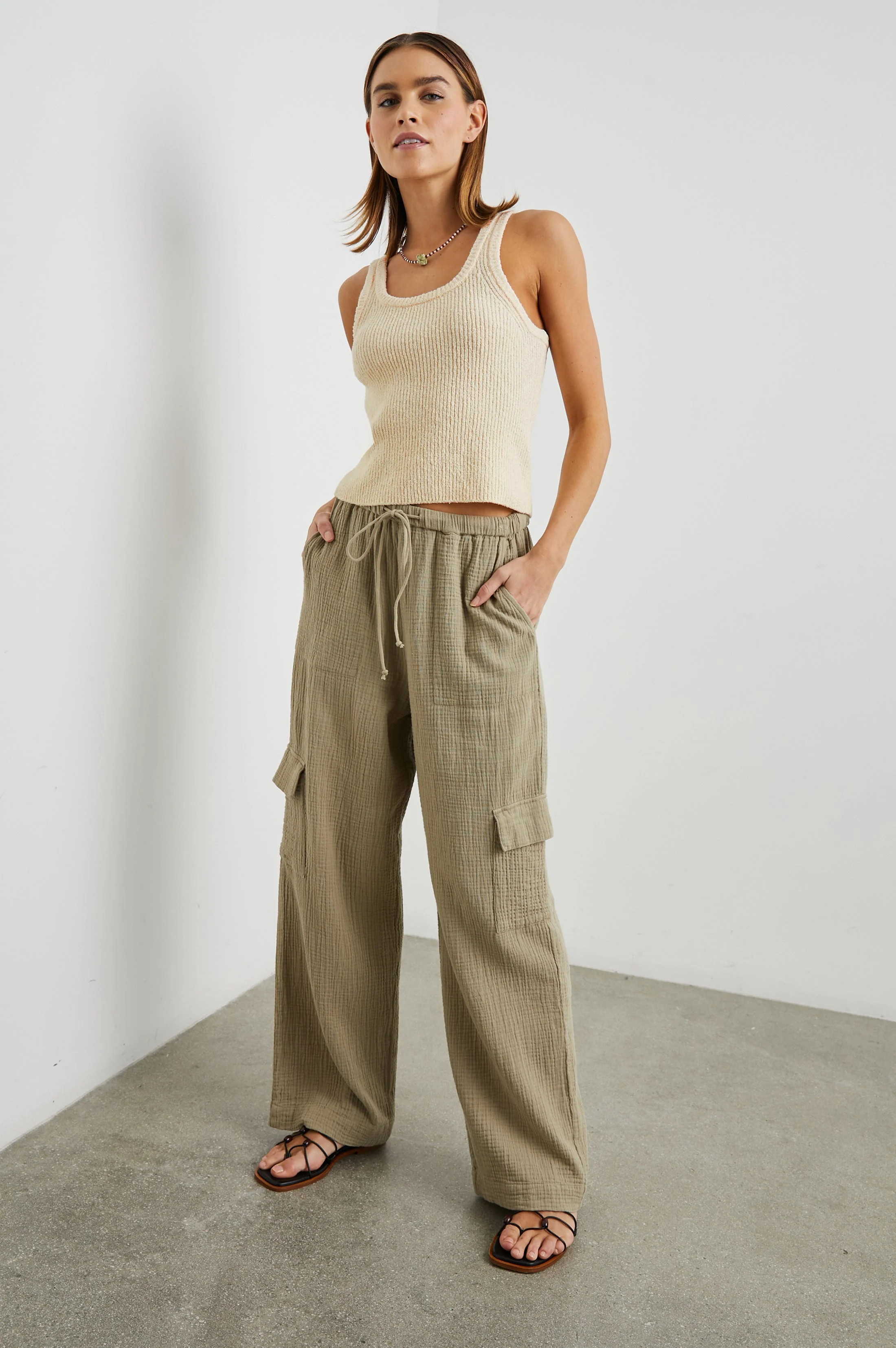 ALBIE TANK - IVORY - Image 4