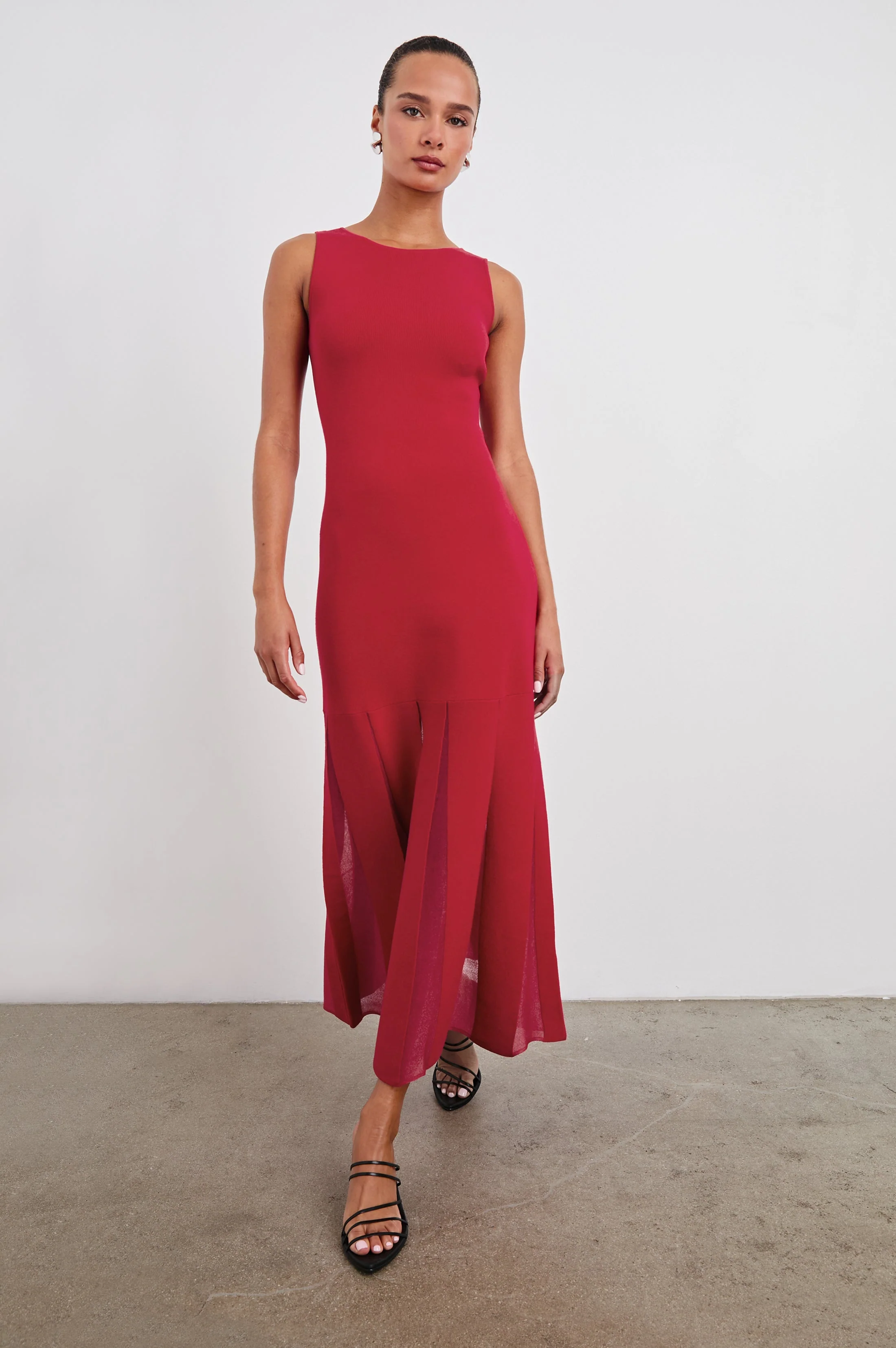 ALESSIA DRESS - SCARLET - Image 3