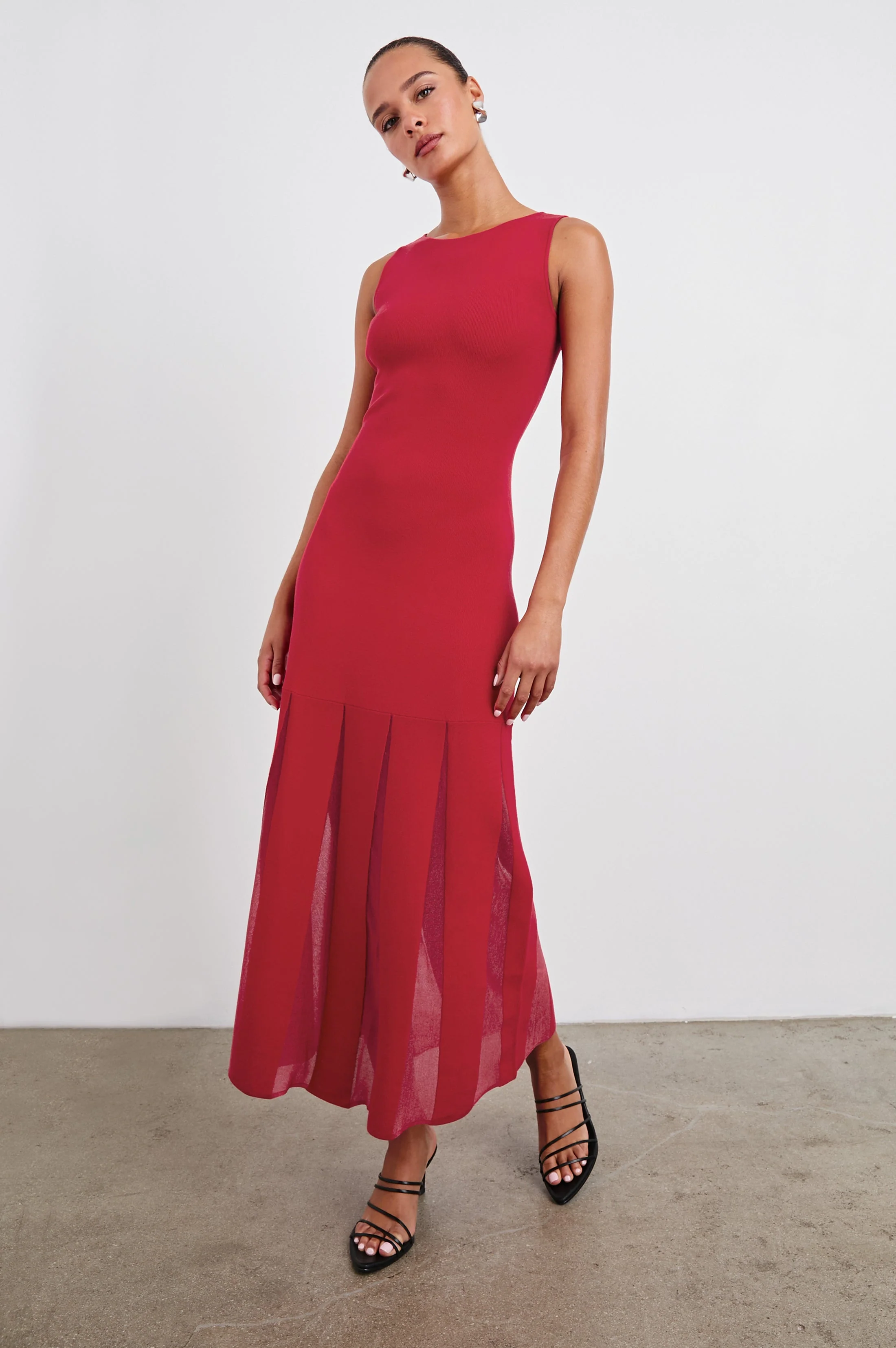 ALESSIA DRESS - SCARLET - Image 4