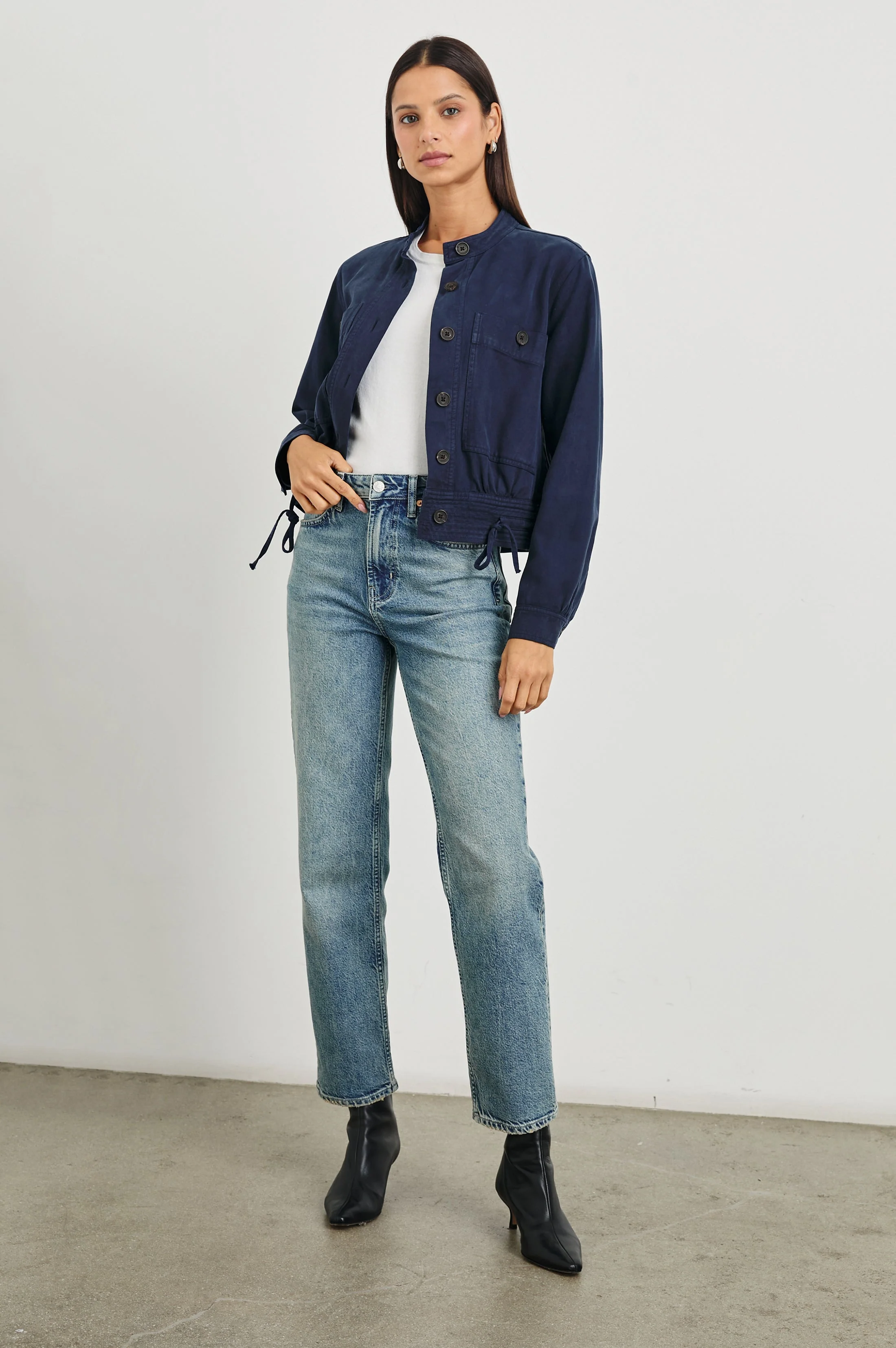 ALMA JACKET - NAVY - Image 3
