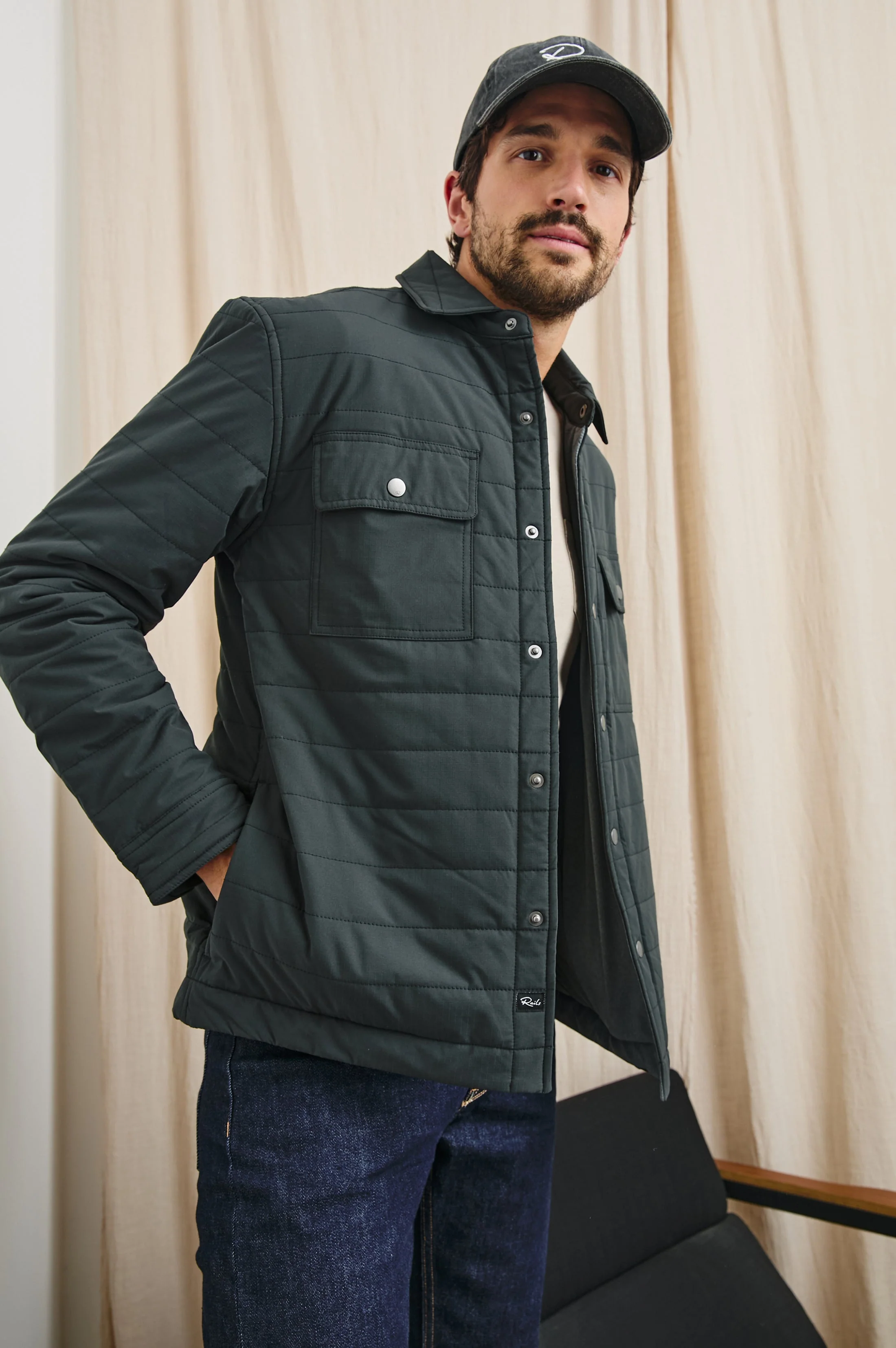 ANDOVER JACKET - BLACK - Image 4