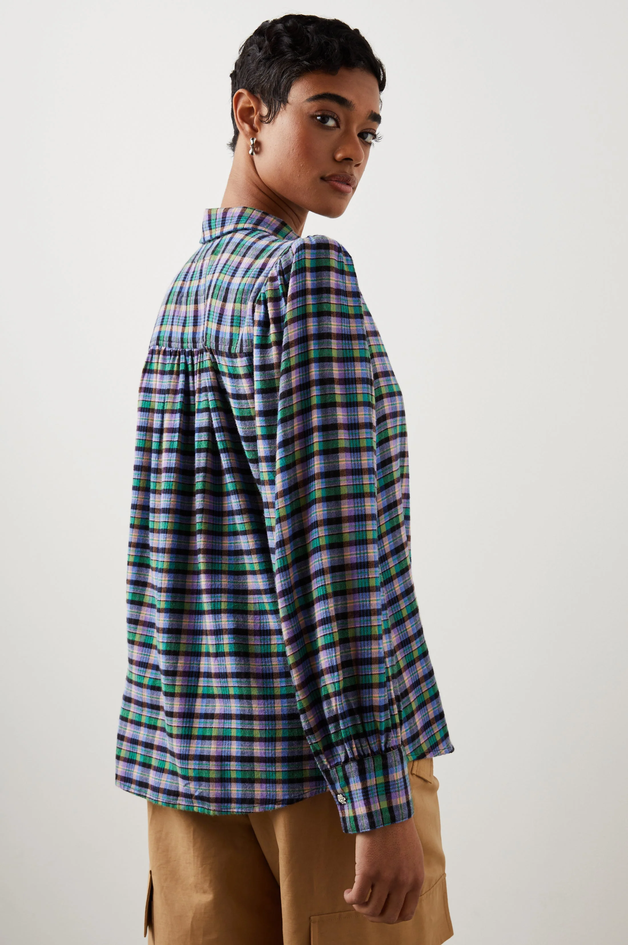 ANGELICA SHIRT - IRIS PEACH - Image 5