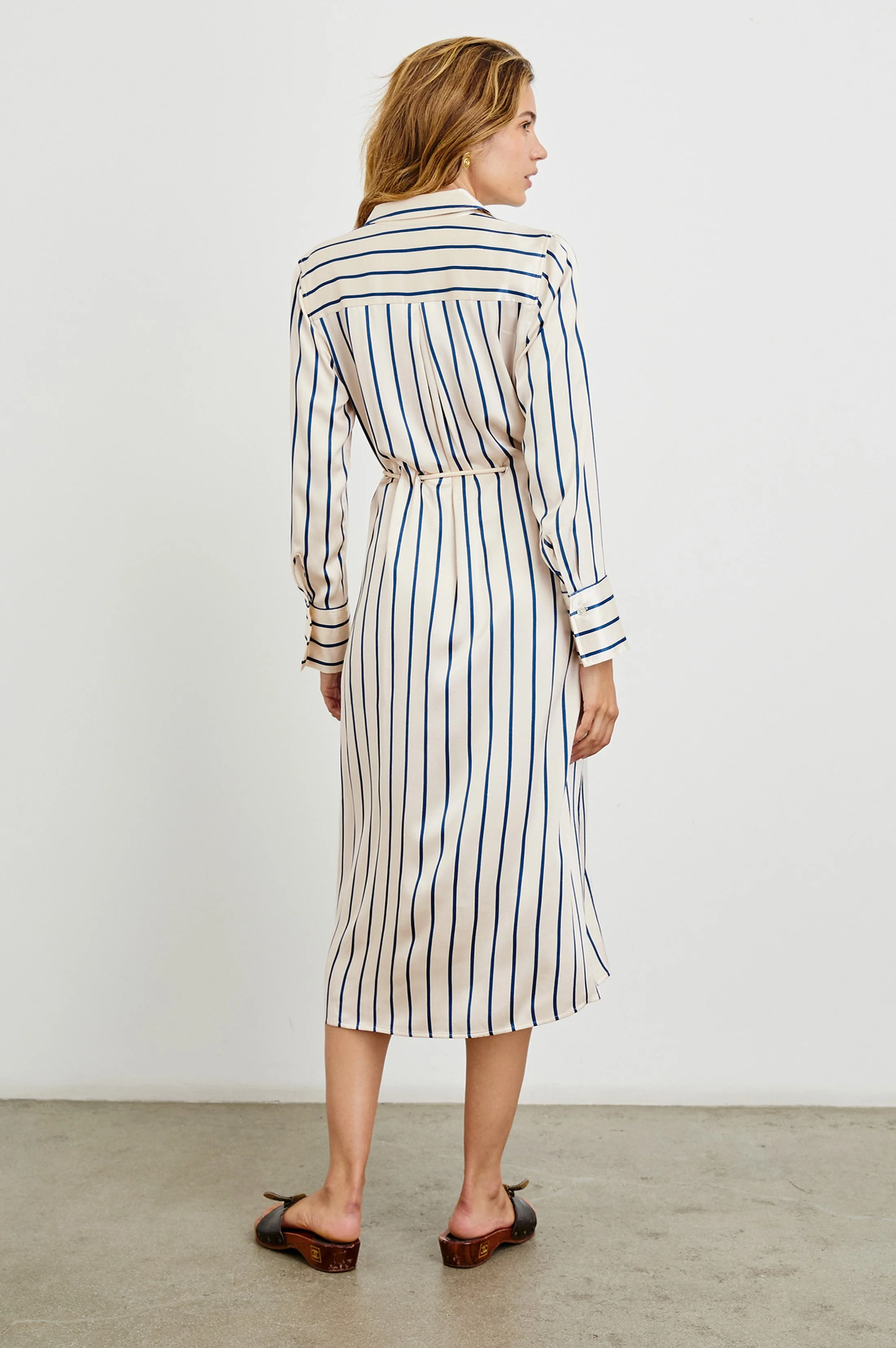 ANINA DRESS - CERAMIC NAVY STRIPE - Image 10
