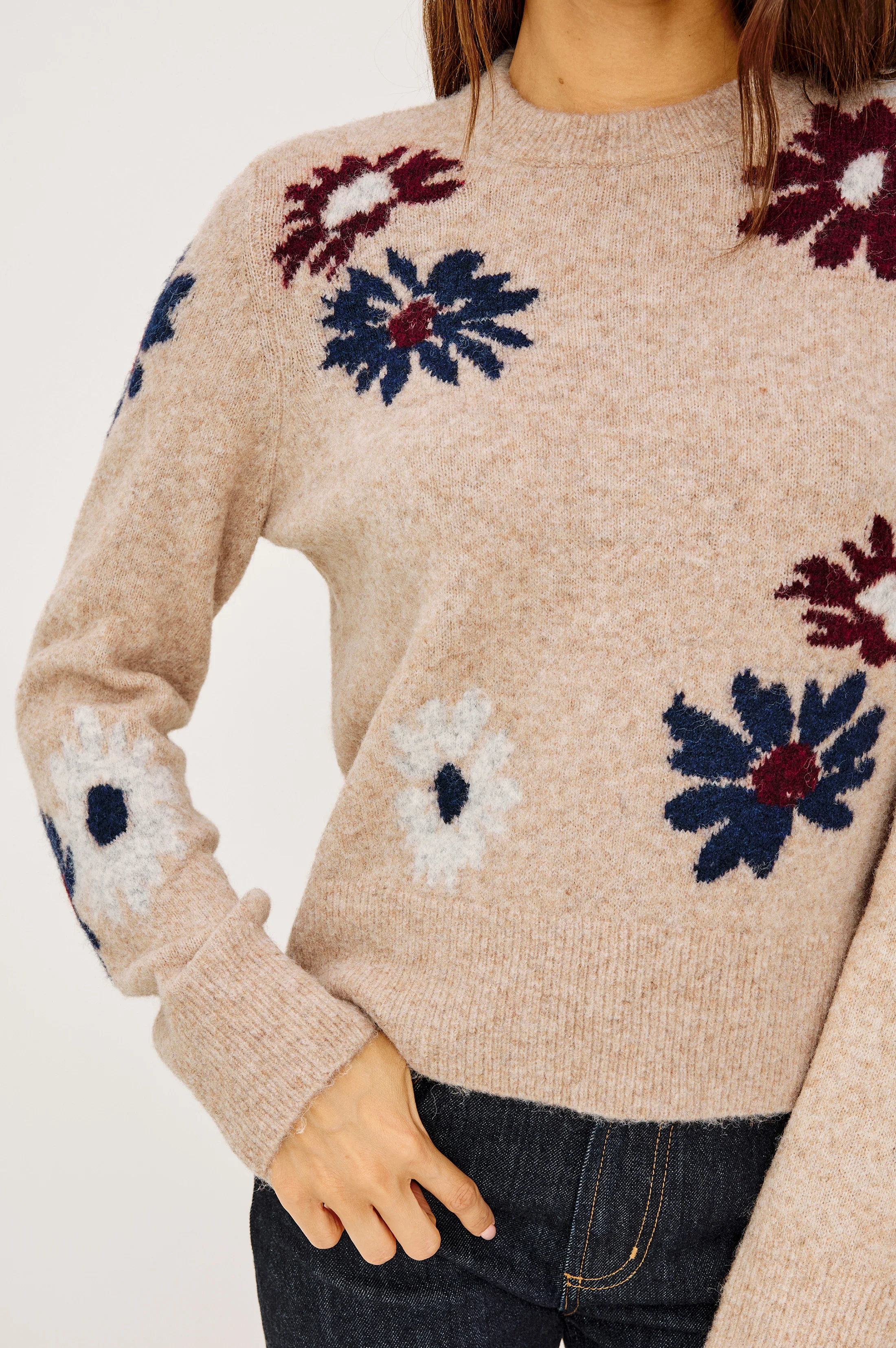 ANISE SWEATER - OAT DAISIES - Image 3