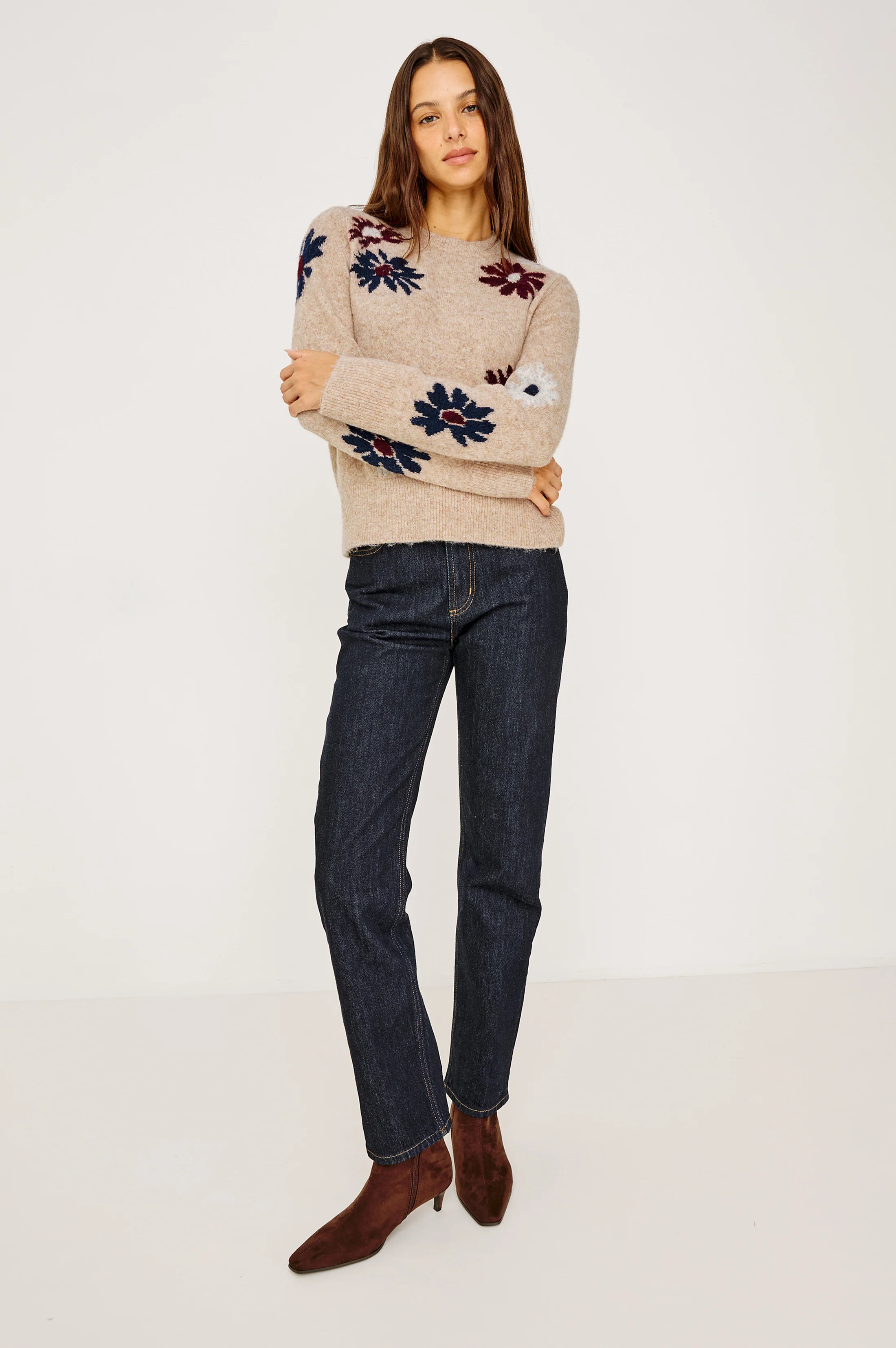 ANISE SWEATER - OAT DAISIES - Image 4