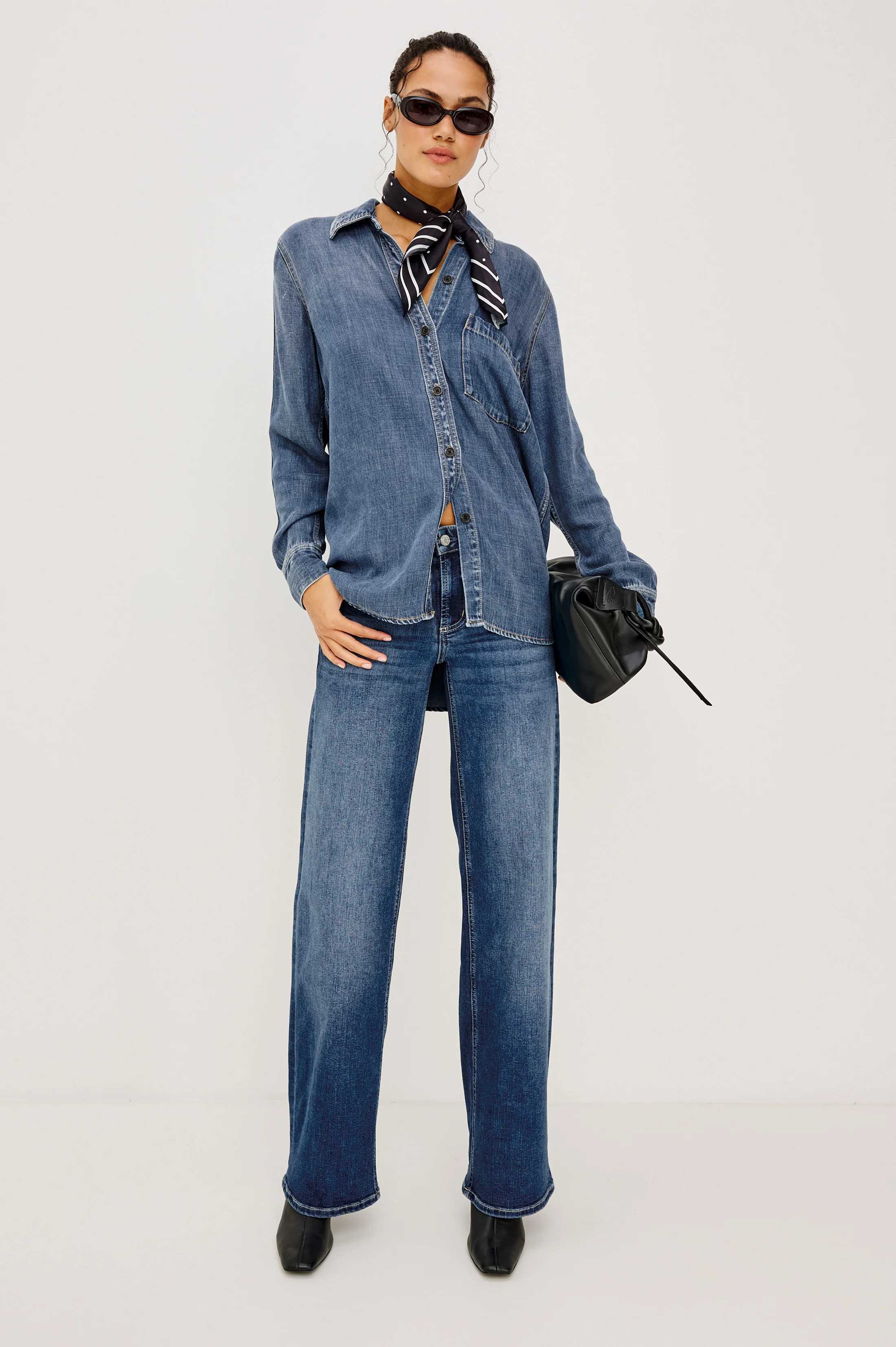 ATTICUS SHIRT - ANTIQUE BLUE - Image 3