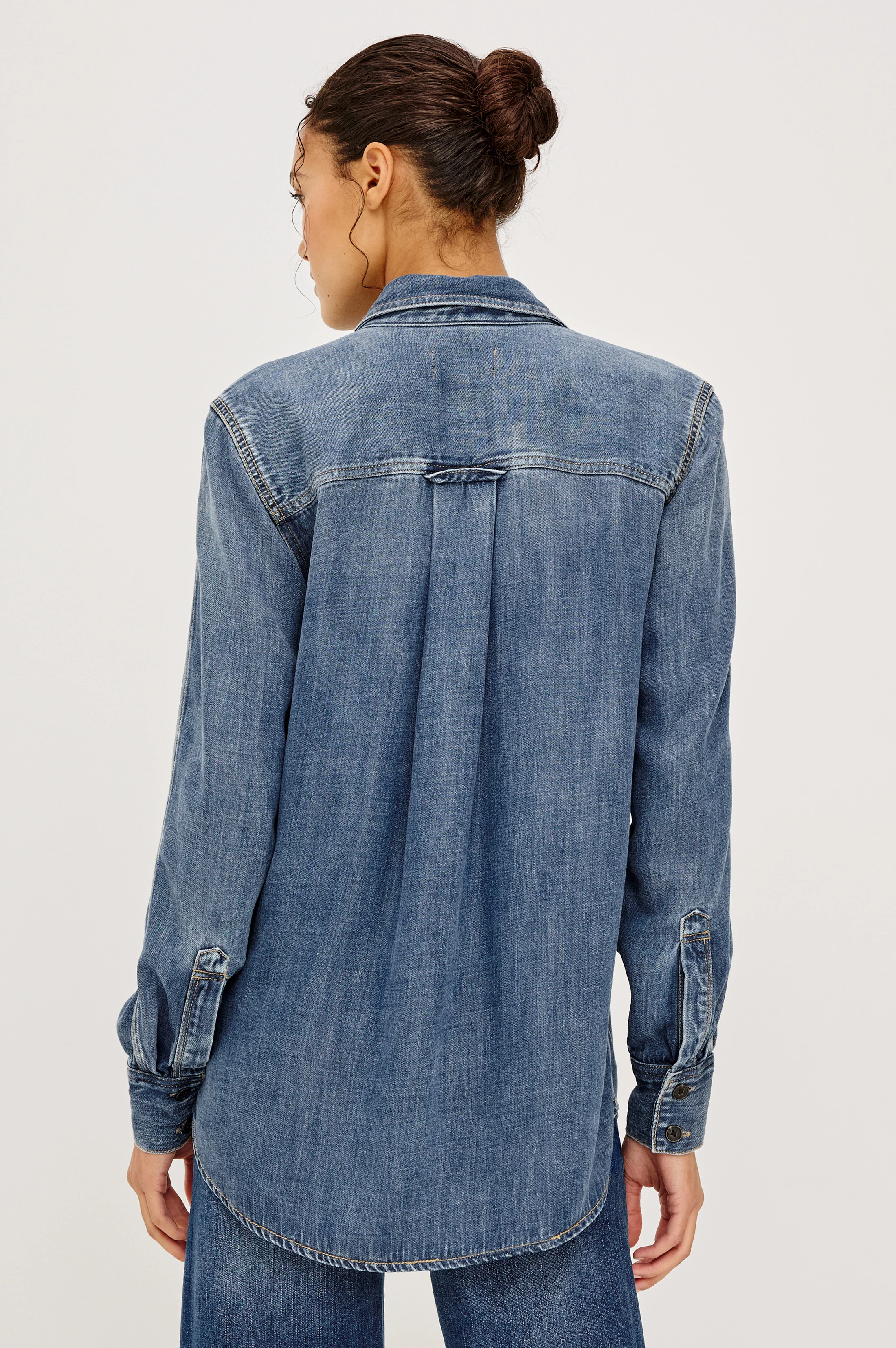 ATTICUS SHIRT - ANTIQUE BLUE - Image 5