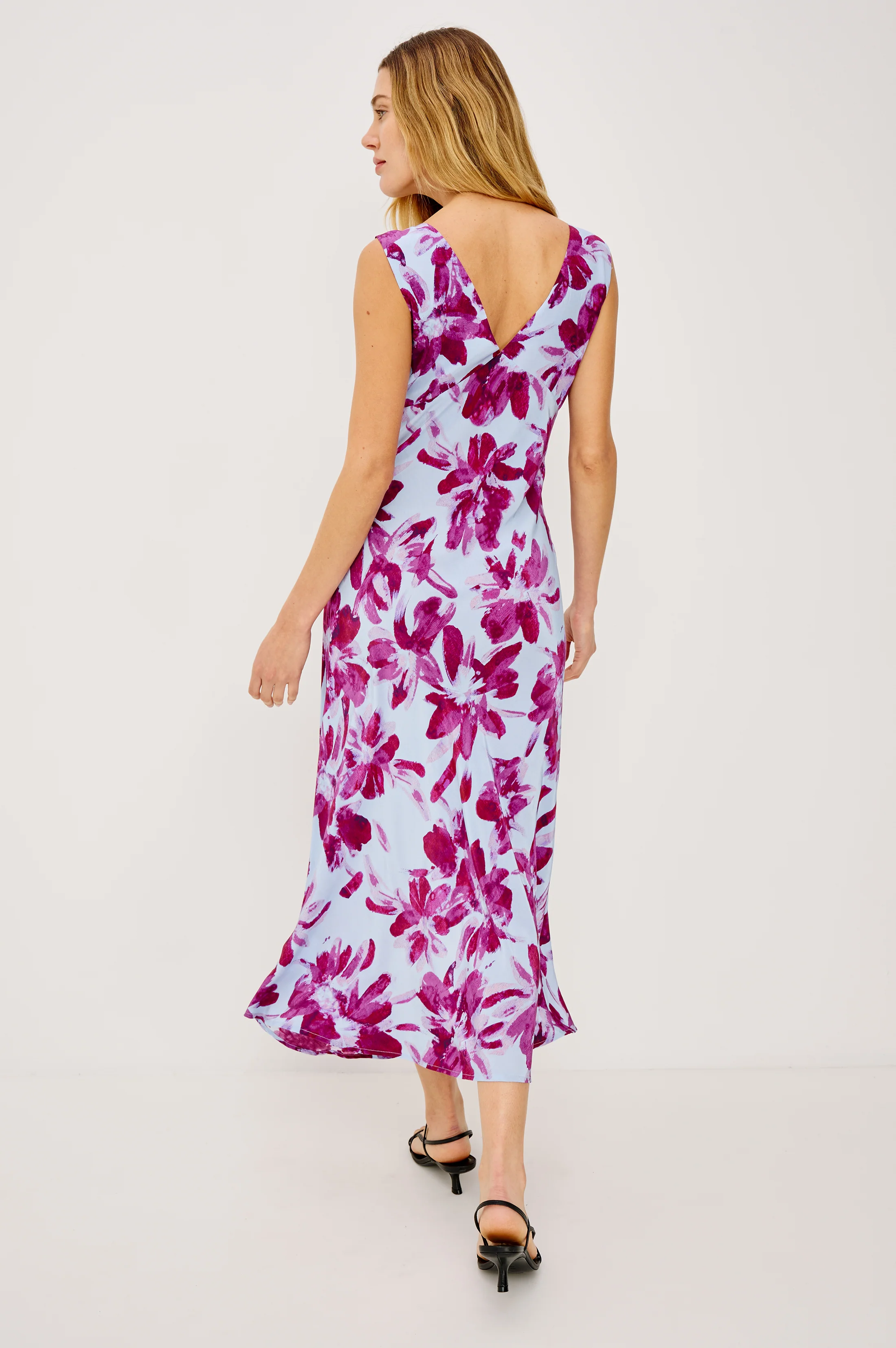 AUDRINA DRESS - BLUE LILY - Image 5