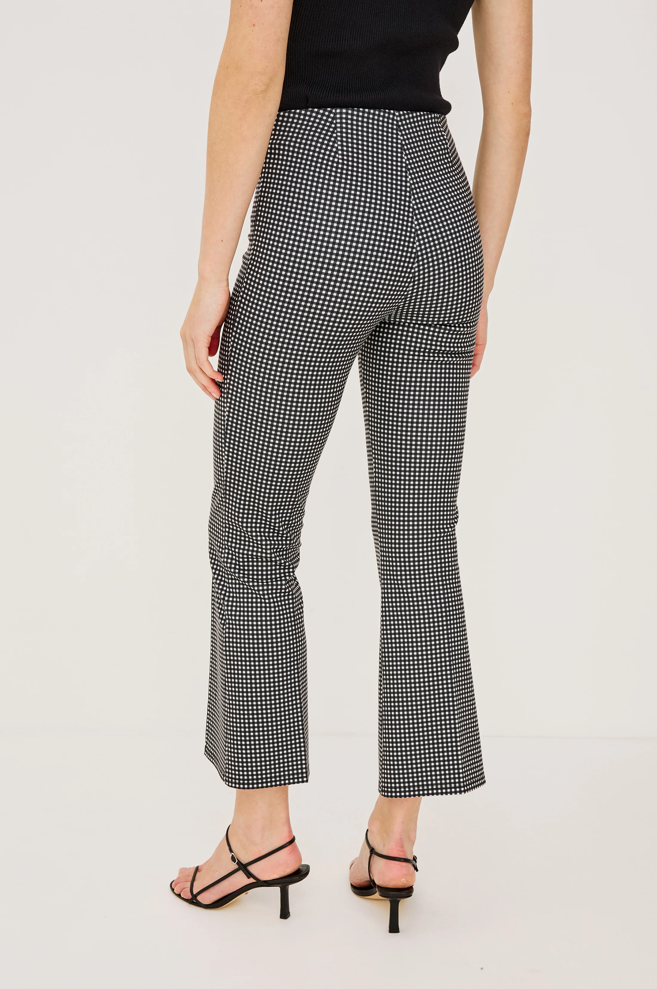 AURAY PANT - BLACK GINGHAM - Image 5