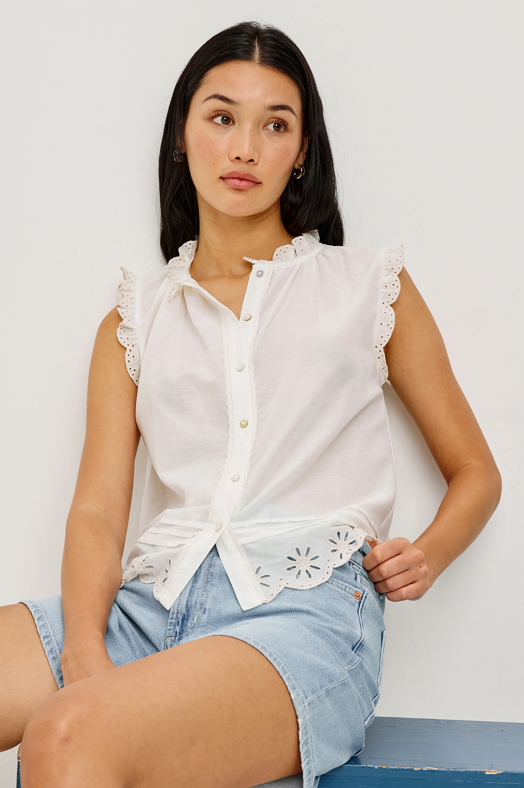 AVERY TOP - WHITE - Image 4