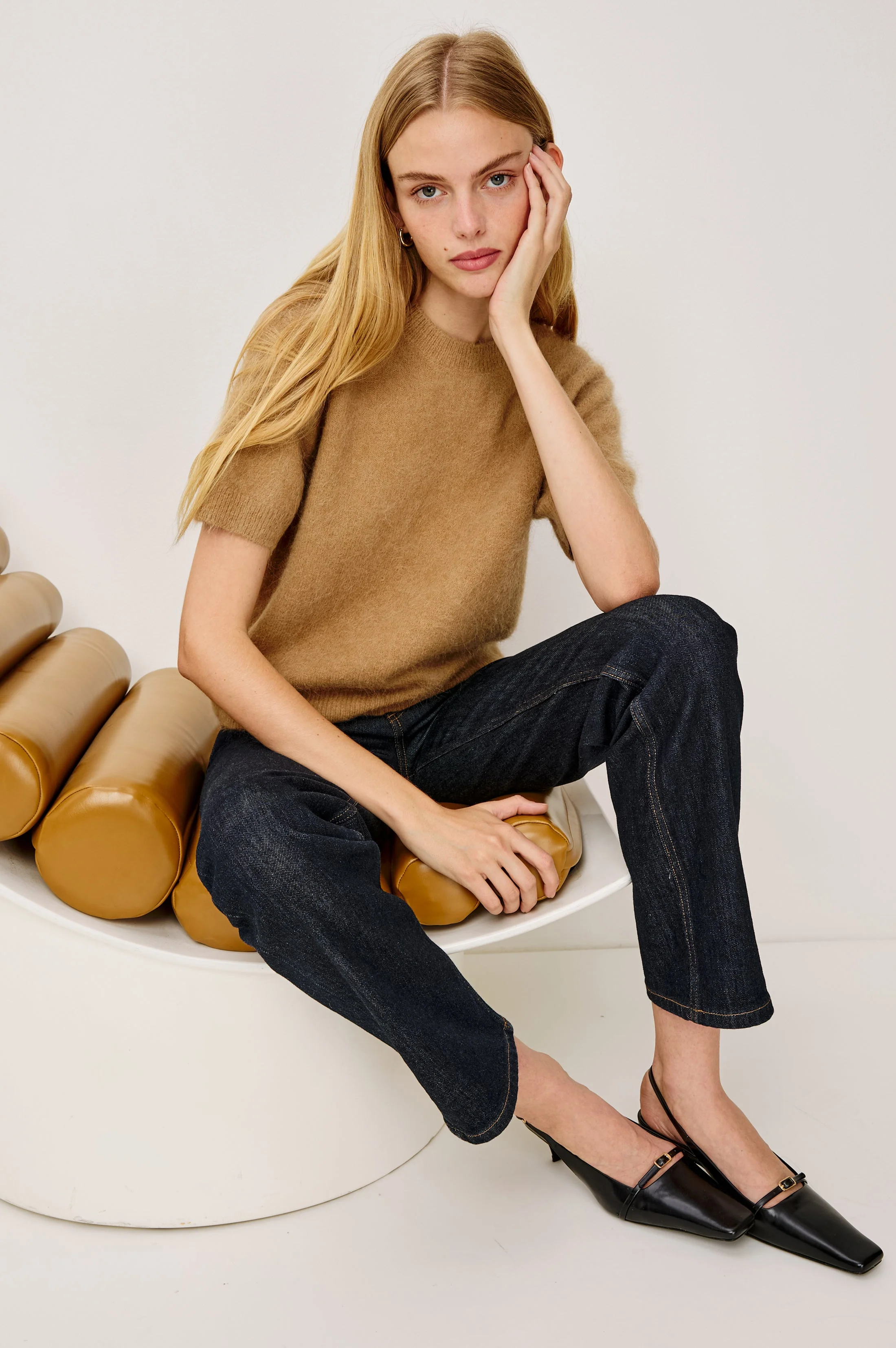 BRIAR TOP - CAMEL