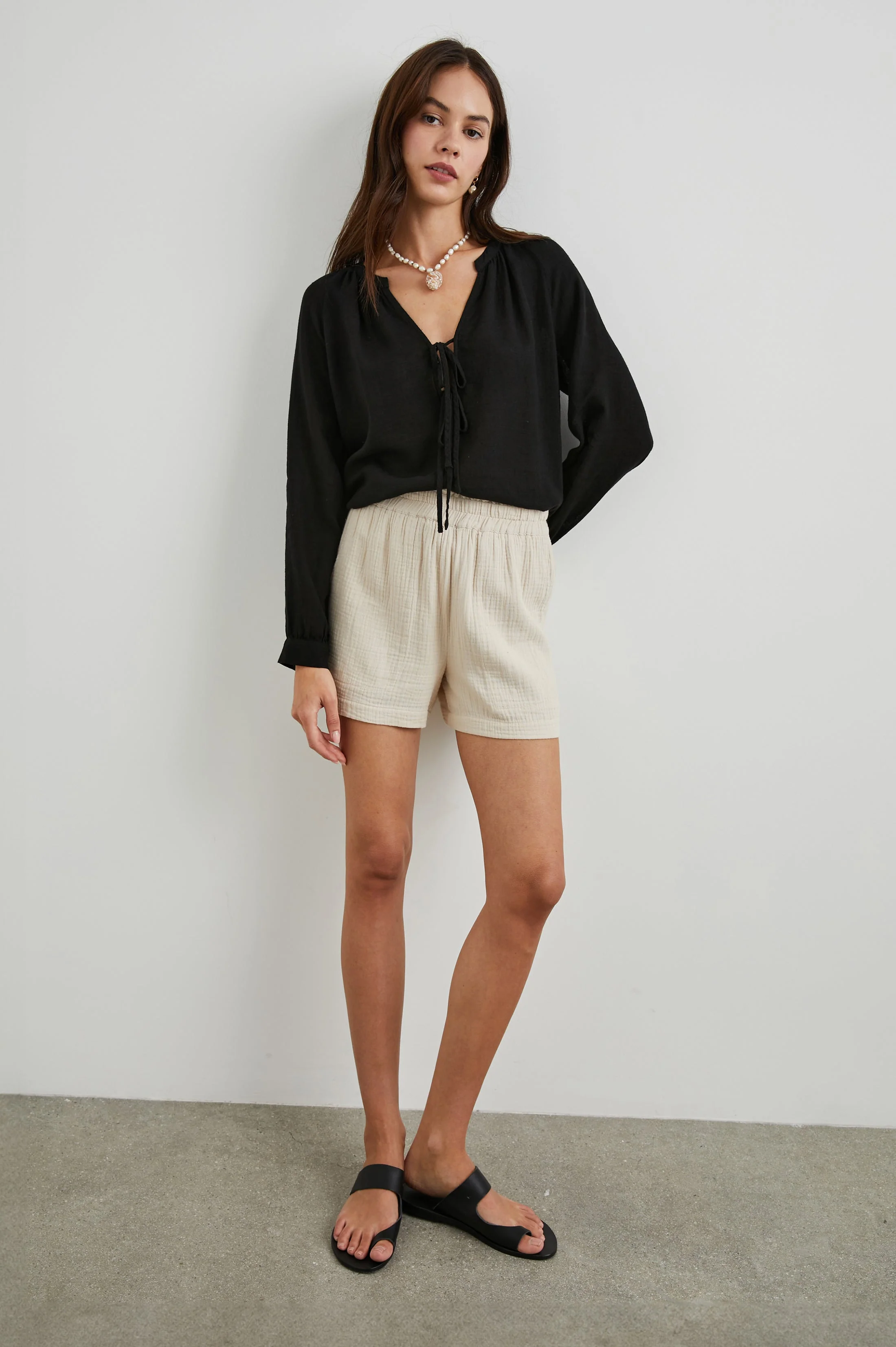 BRIELLE TOP - Black - Image 3