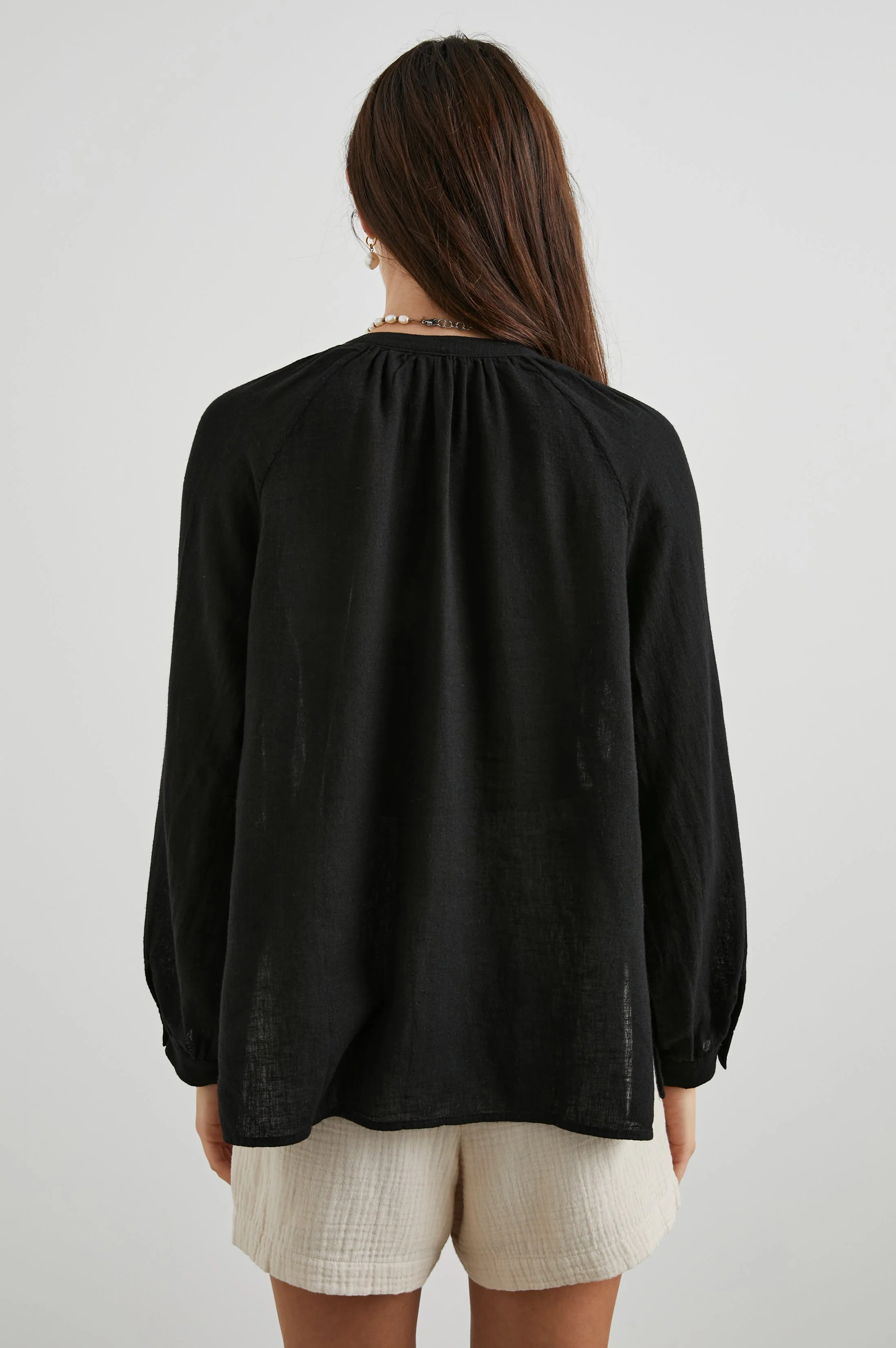 BRIELLE TOP - Black - Image 5