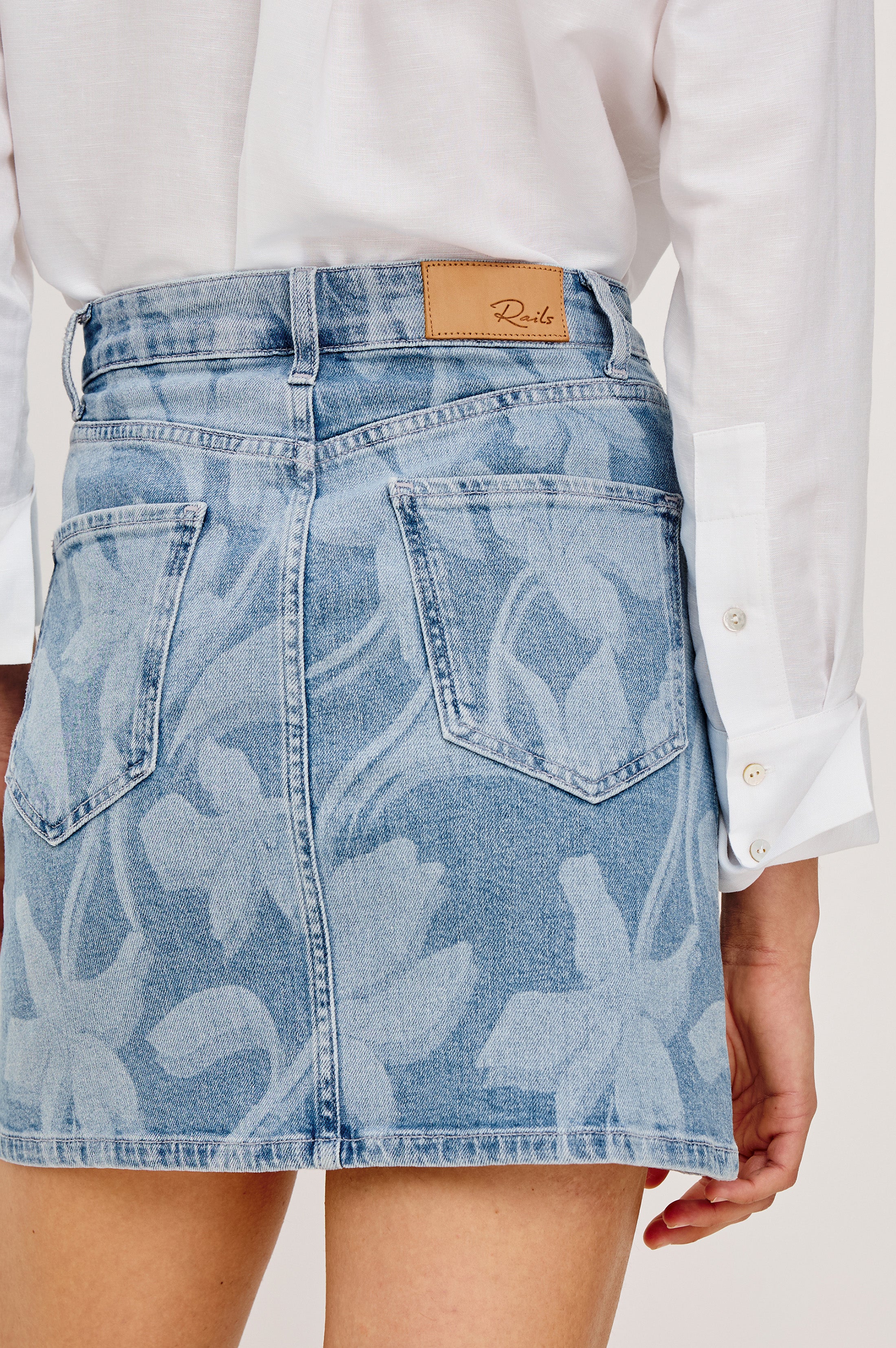 BURBANK SKIRT - FLORAL LASER - Image 2