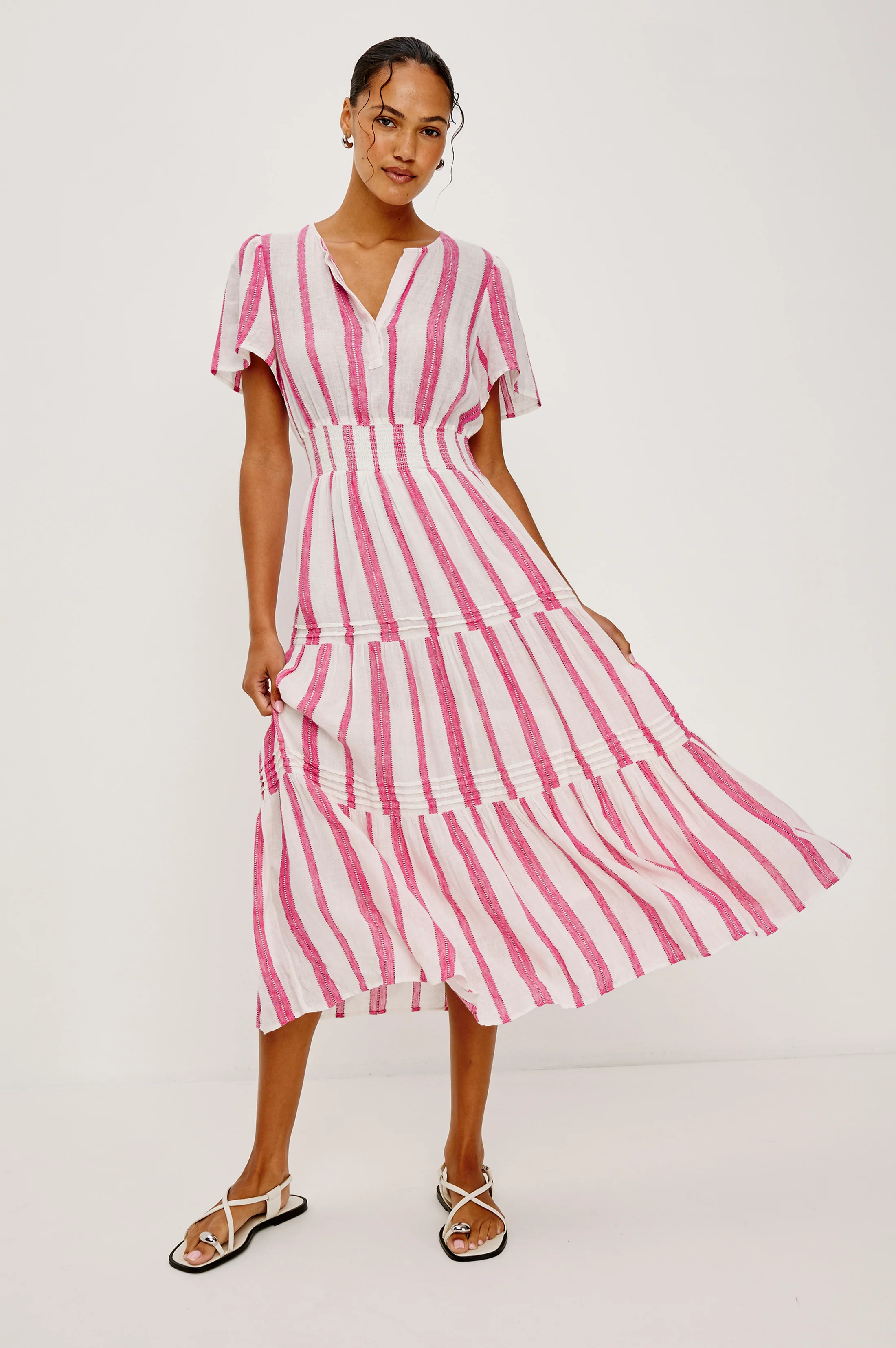 CANNES DRESS - DELFINE STRIPE - Image 4