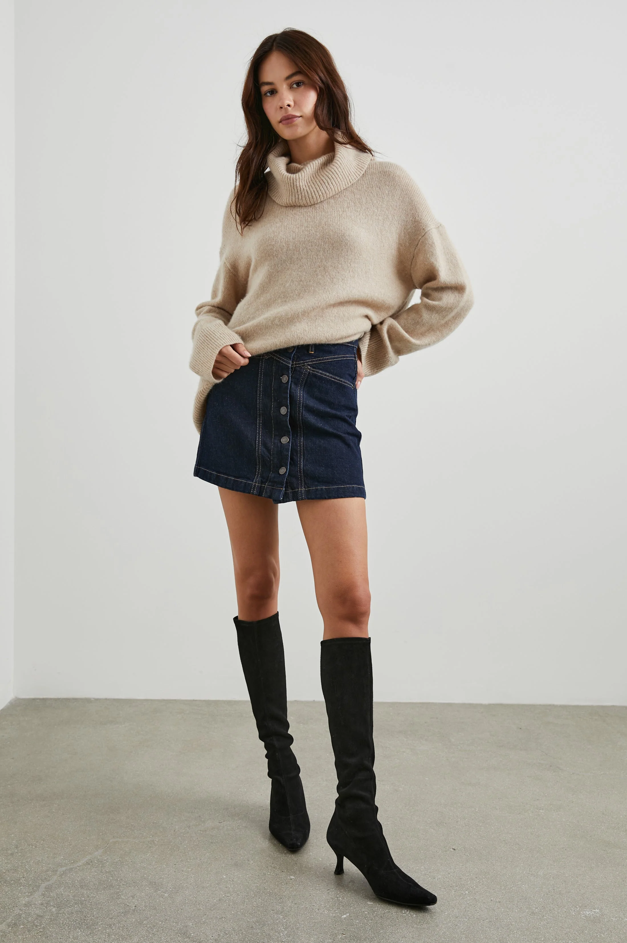 CANYON SKIRT - MIDNIGHT BLUES - Image 3