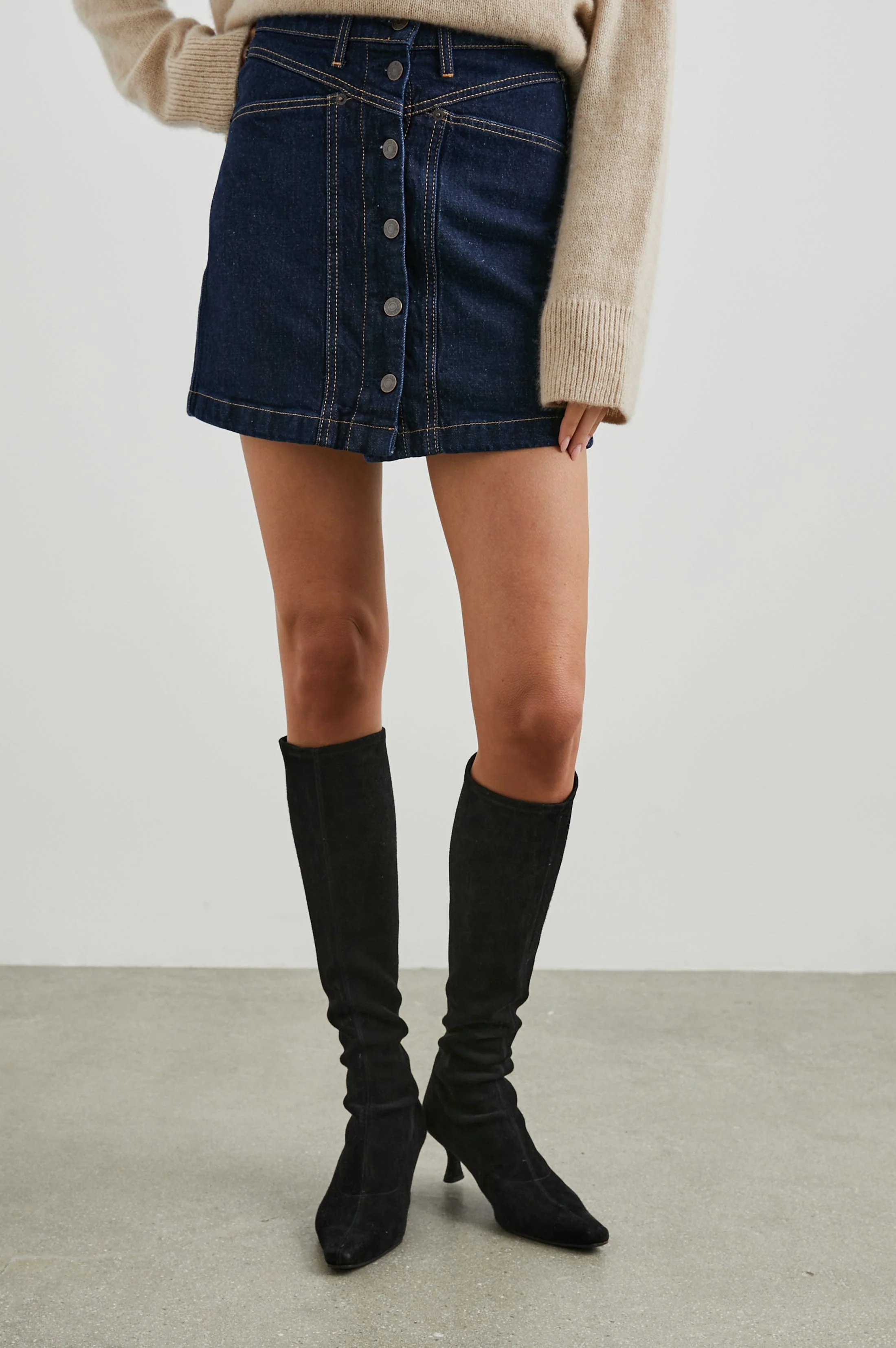 CANYON SKIRT - MIDNIGHT BLUES - Image 4