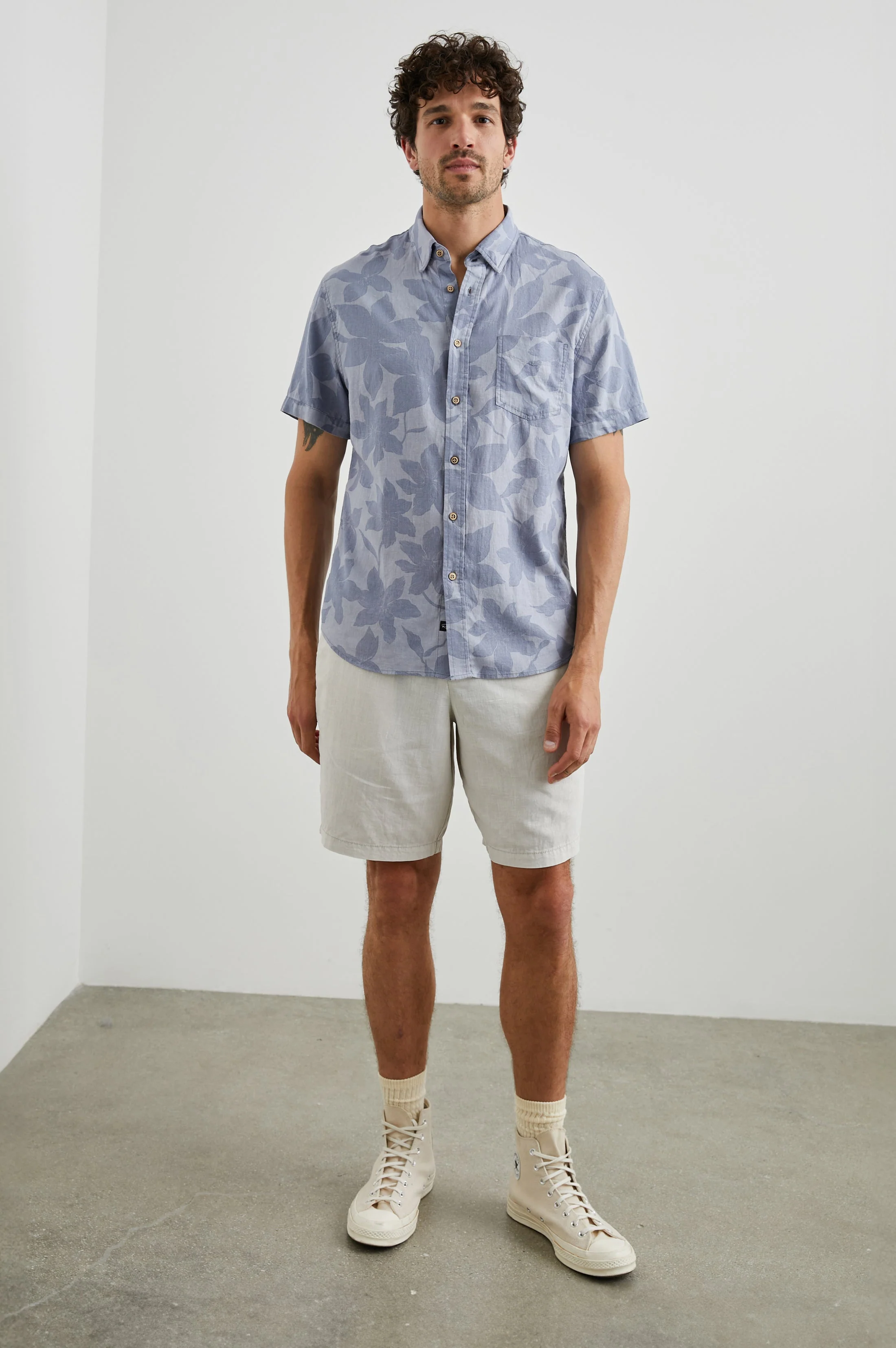 CARSON SHIRT - GARDEN SANDS ORCHID - Image 3