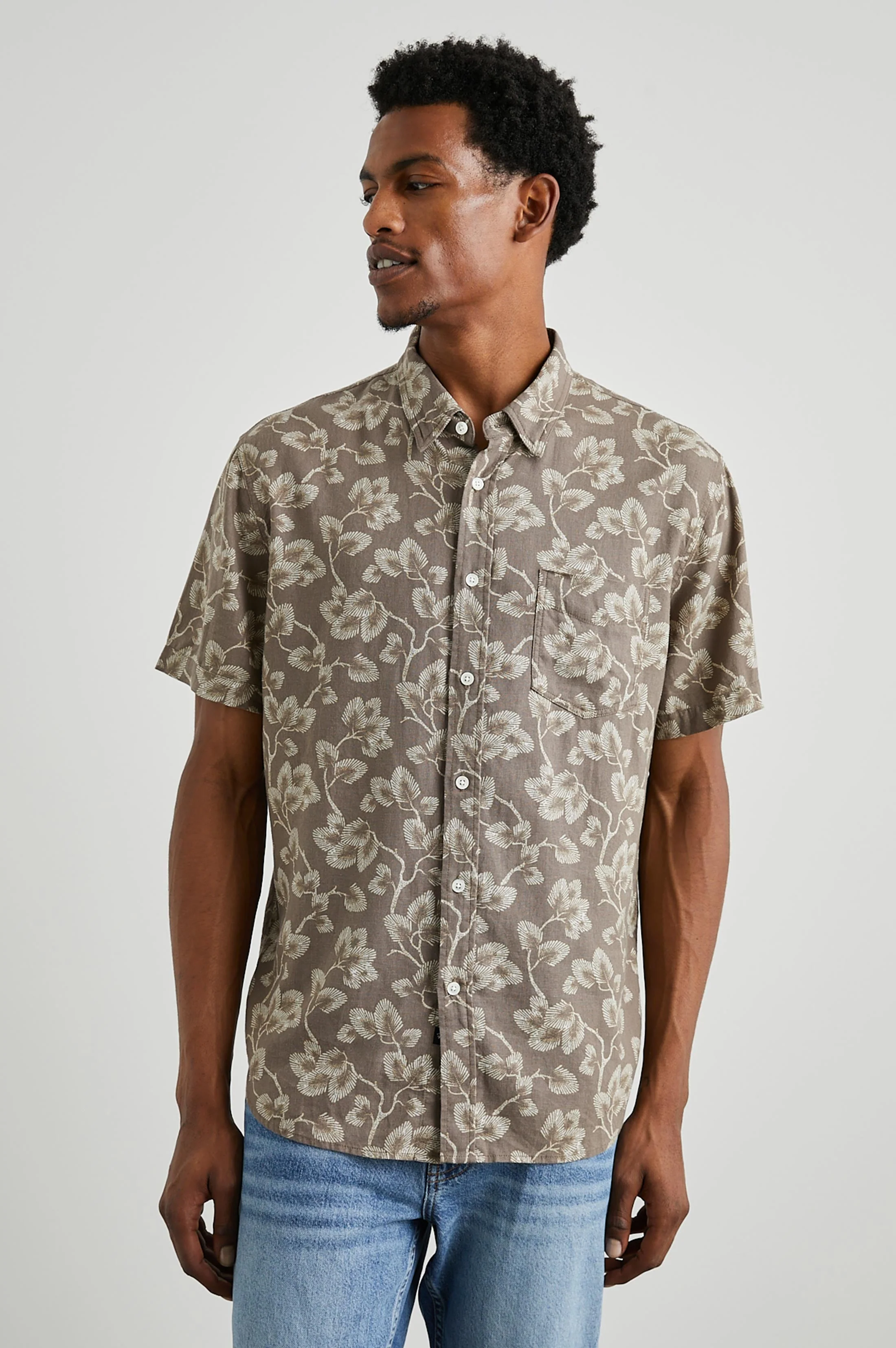 CARSON SHIRT - JAPANESE MAPLE FADED SADDLE