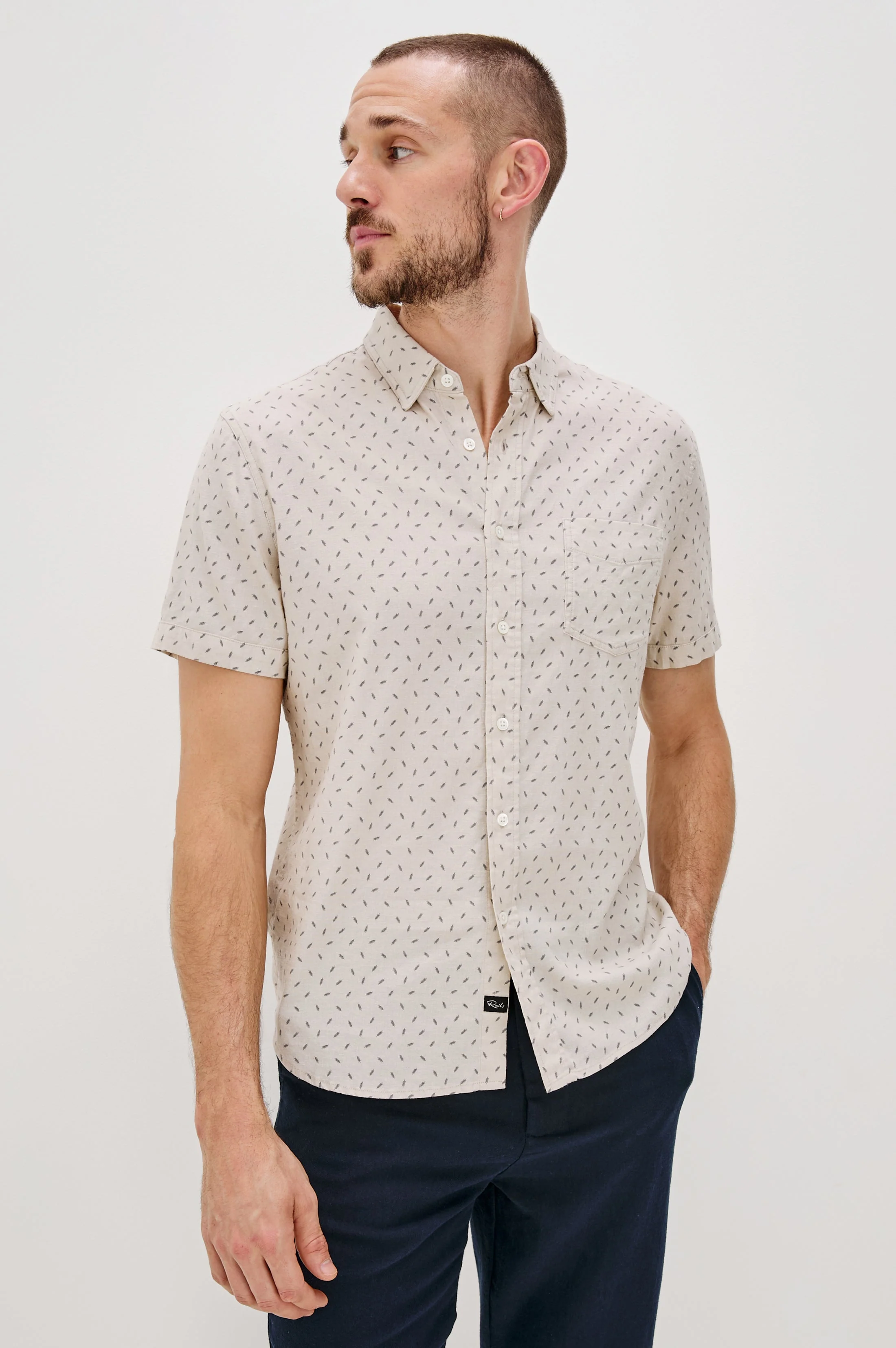 CARSON SHIRT - PETITE FRONDS HUMMUS - Image 2