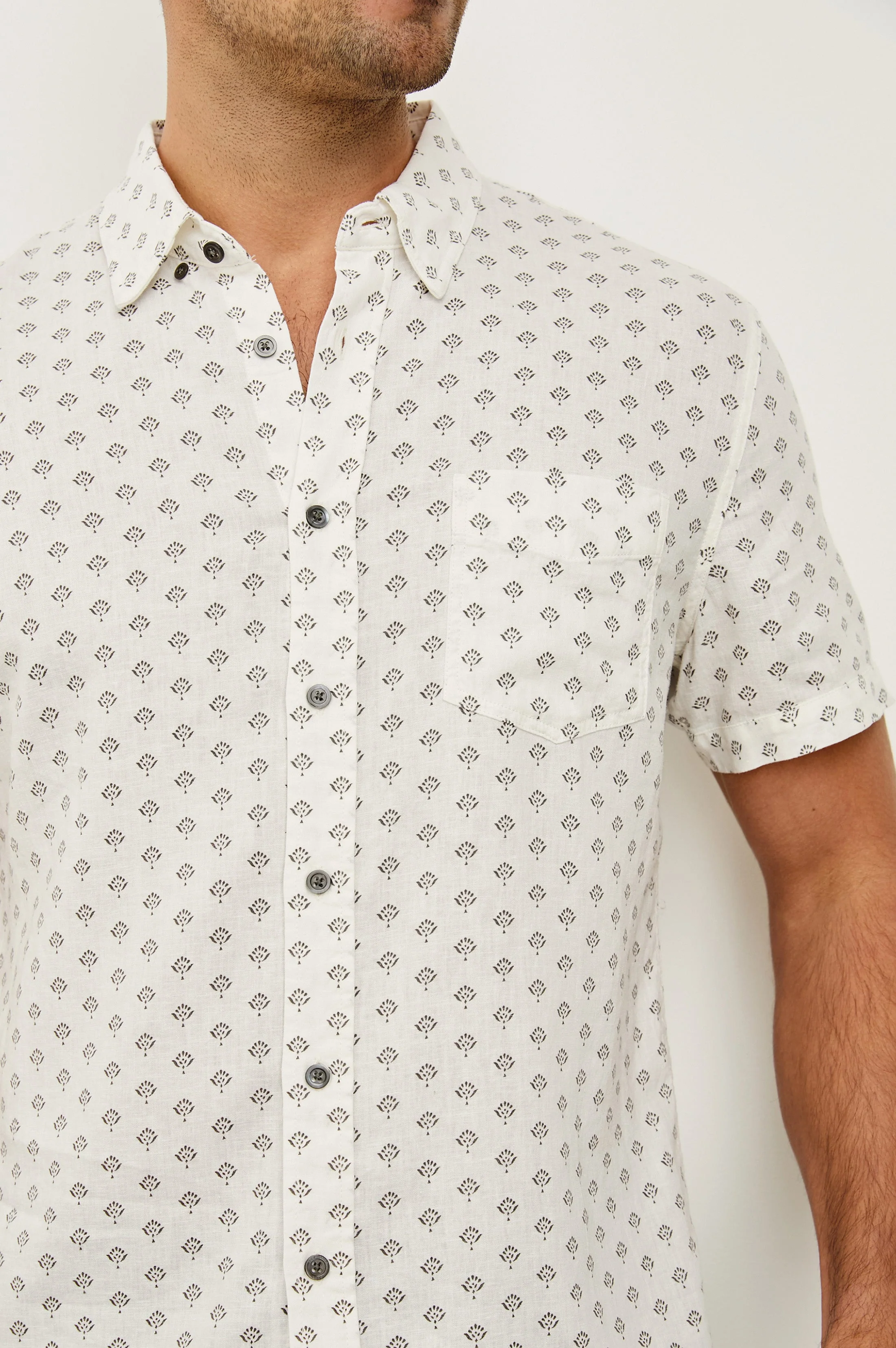 CARSON SHIRT - SMALL BATIK WHITE - Image 2