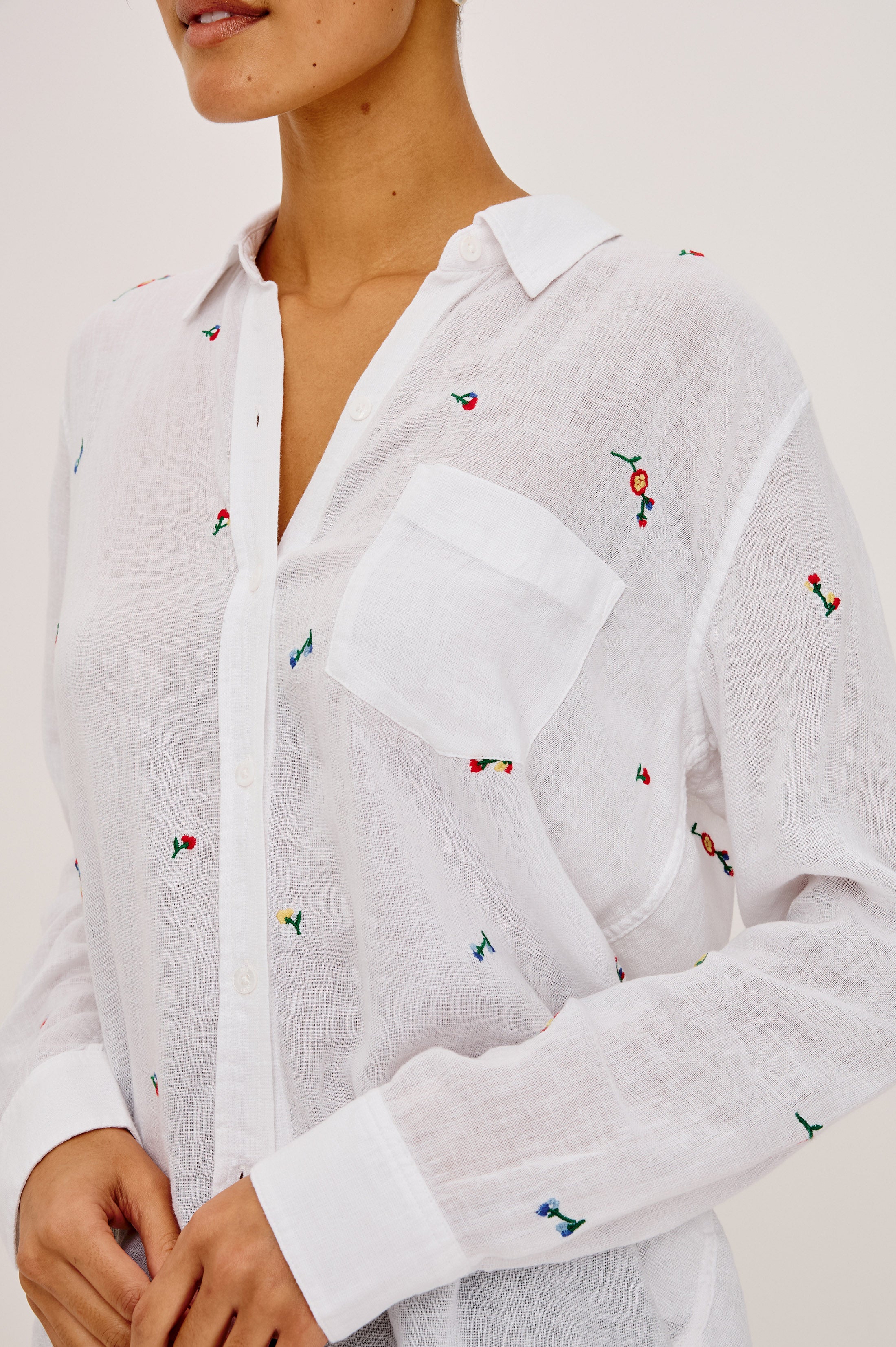 CHARLI SHIRT - WILDFLOWER EMBROIDERY - Image 2