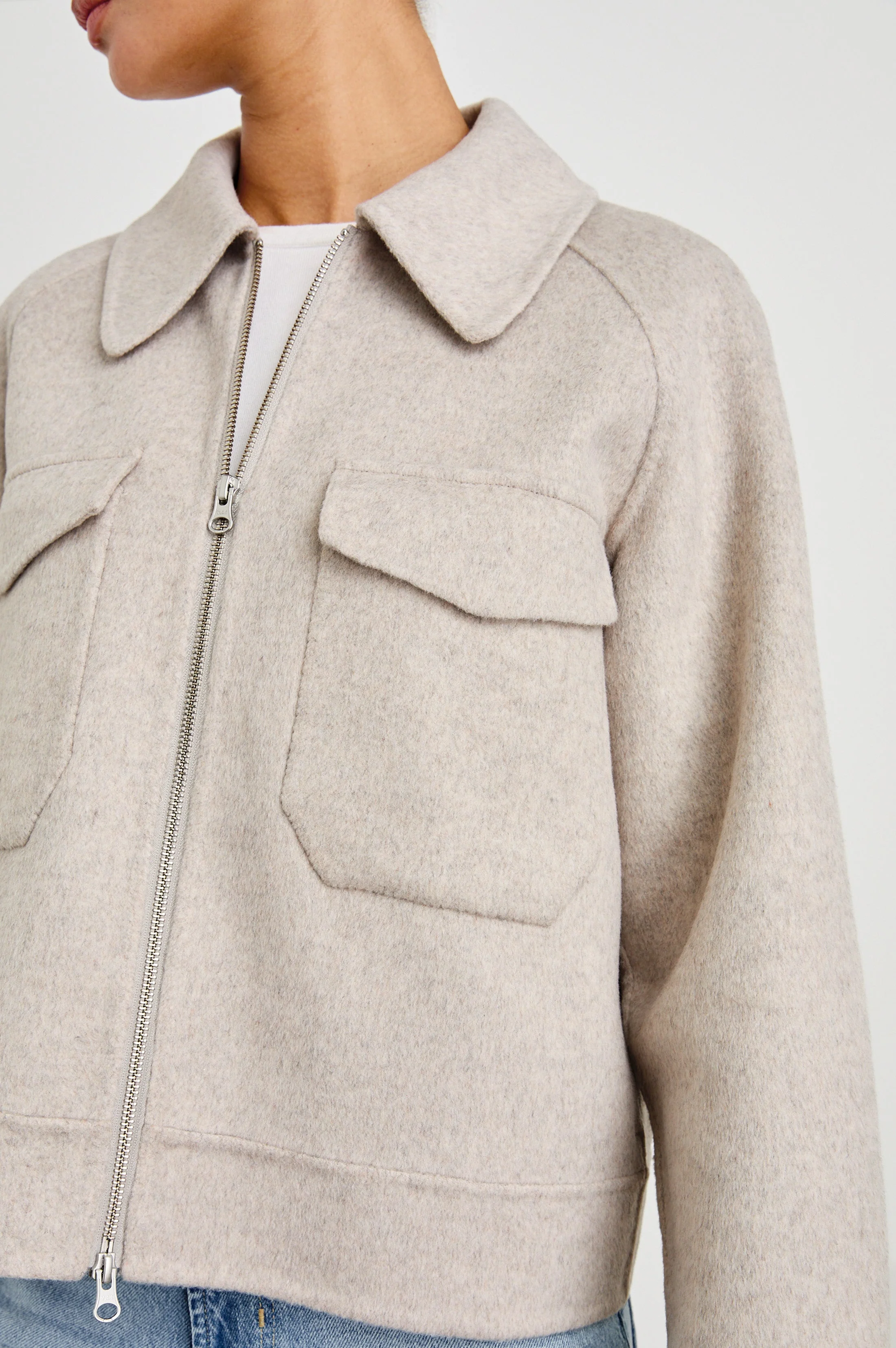 CHEYENNE JACKET - OATMEAL - Image 3