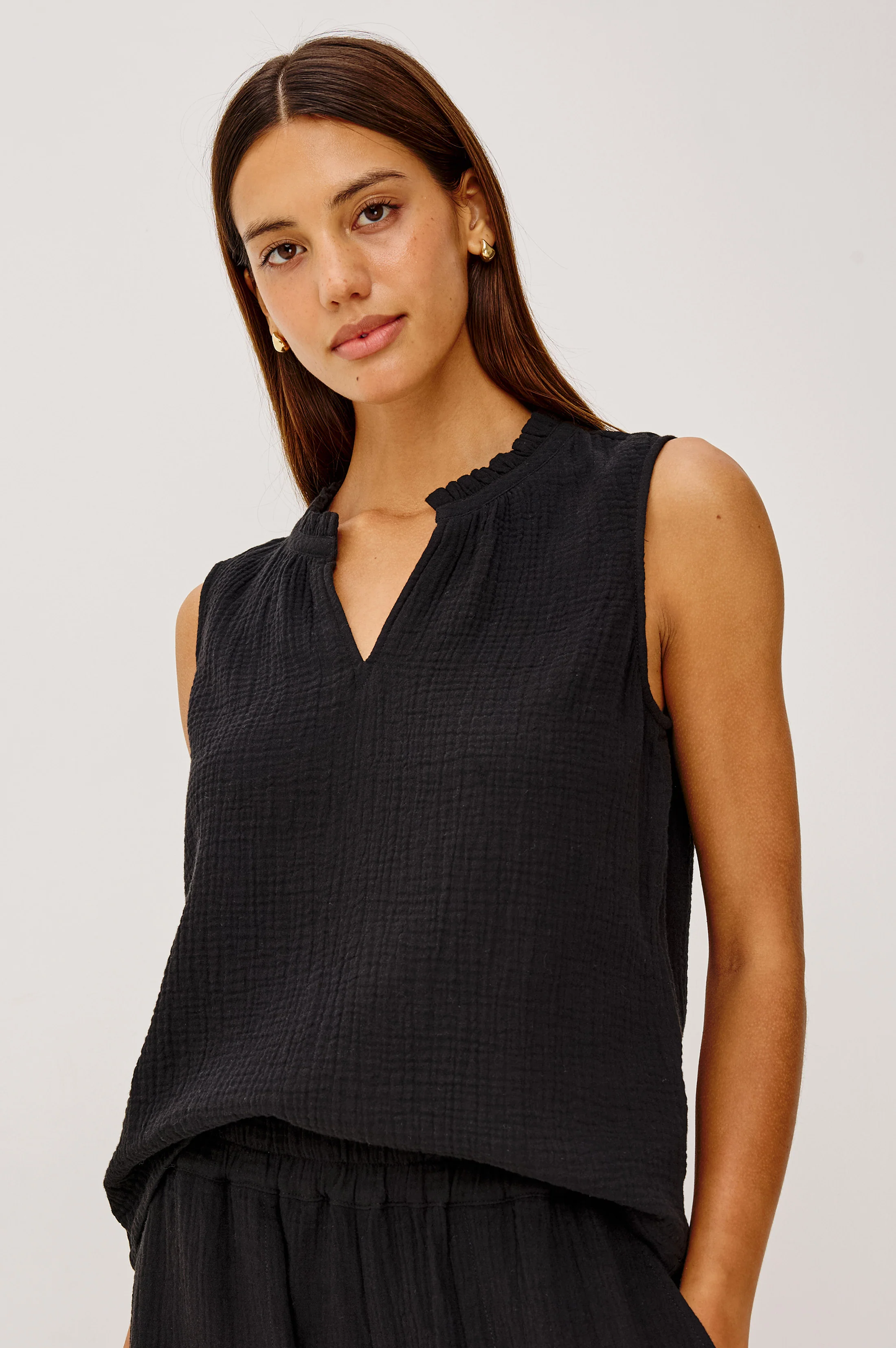 CHRISTY TOP - BLACK