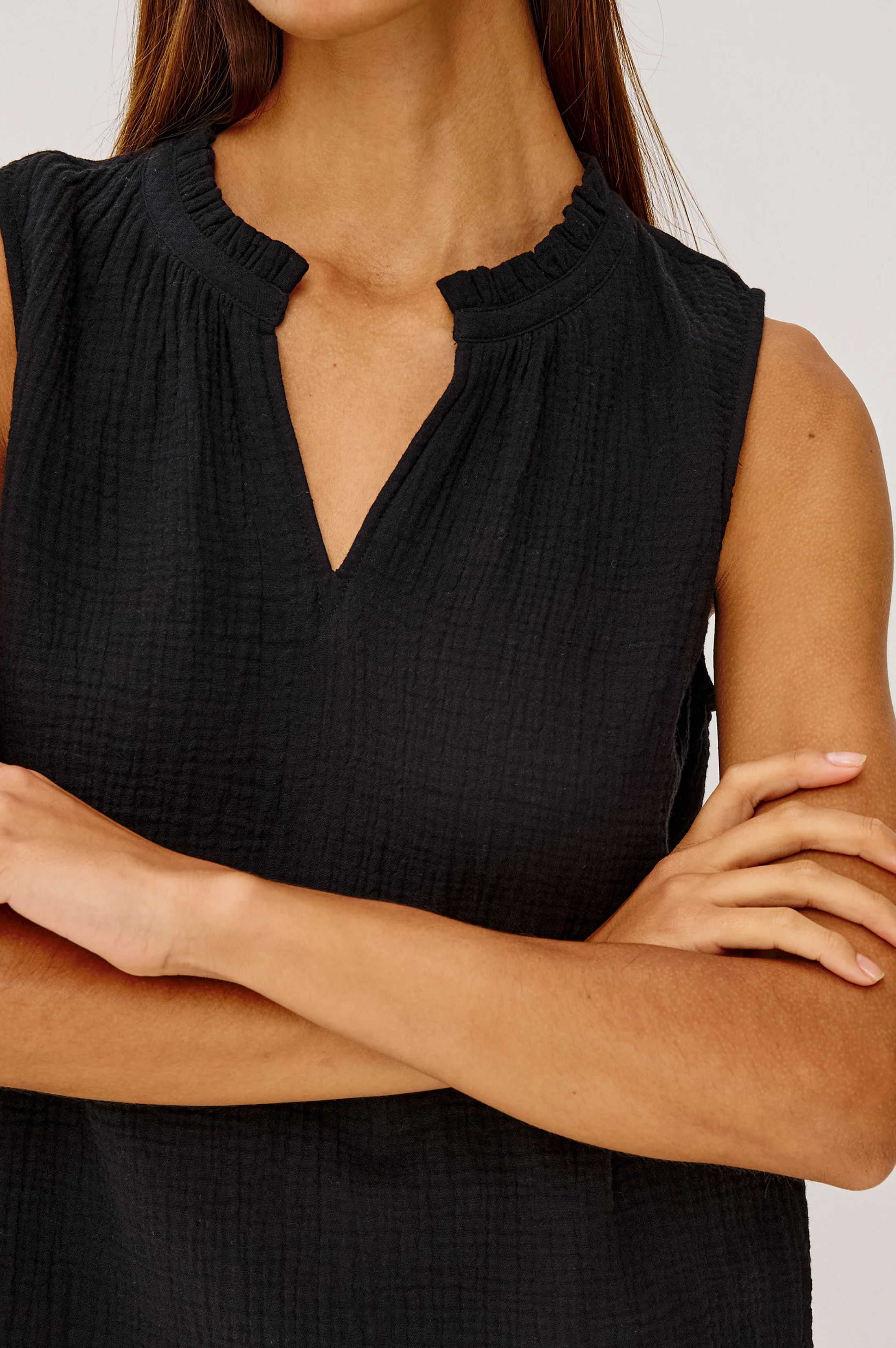 CHRISTY TOP - BLACK - Image 2