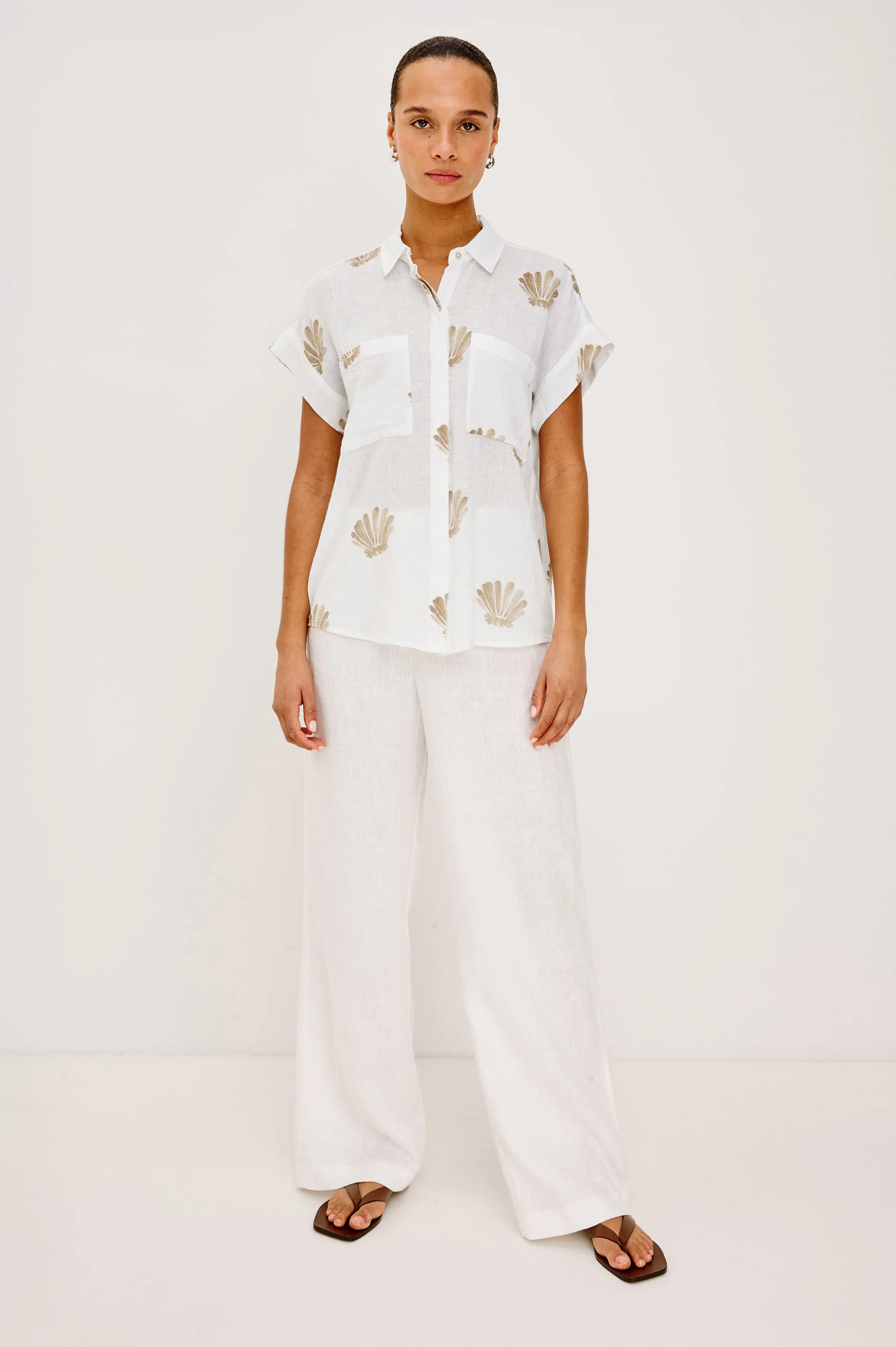 CITO SHIRT - TAUPE SEASHELLS - Image 3