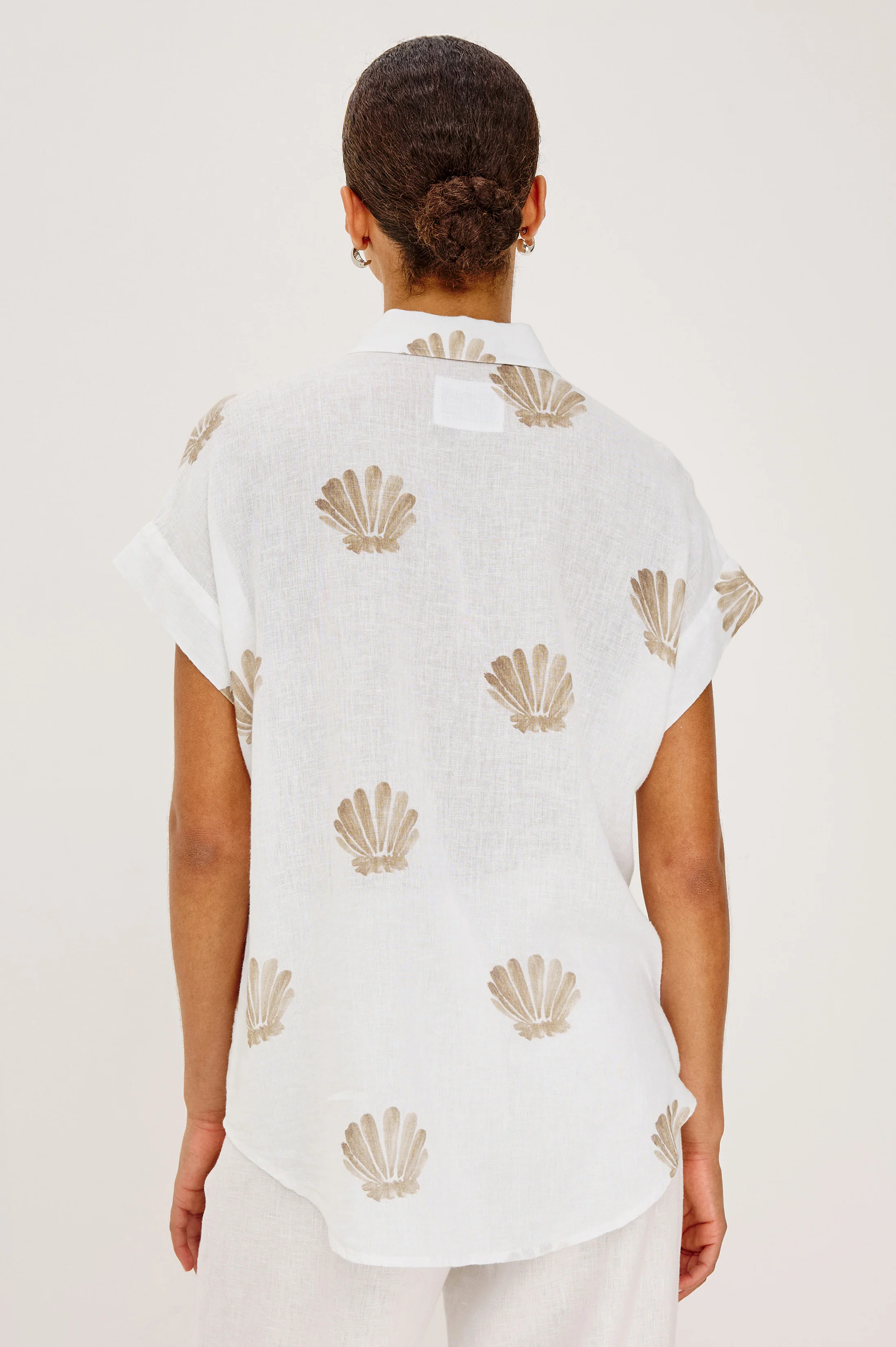 CITO SHIRT - TAUPE SEASHELLS - Image 5