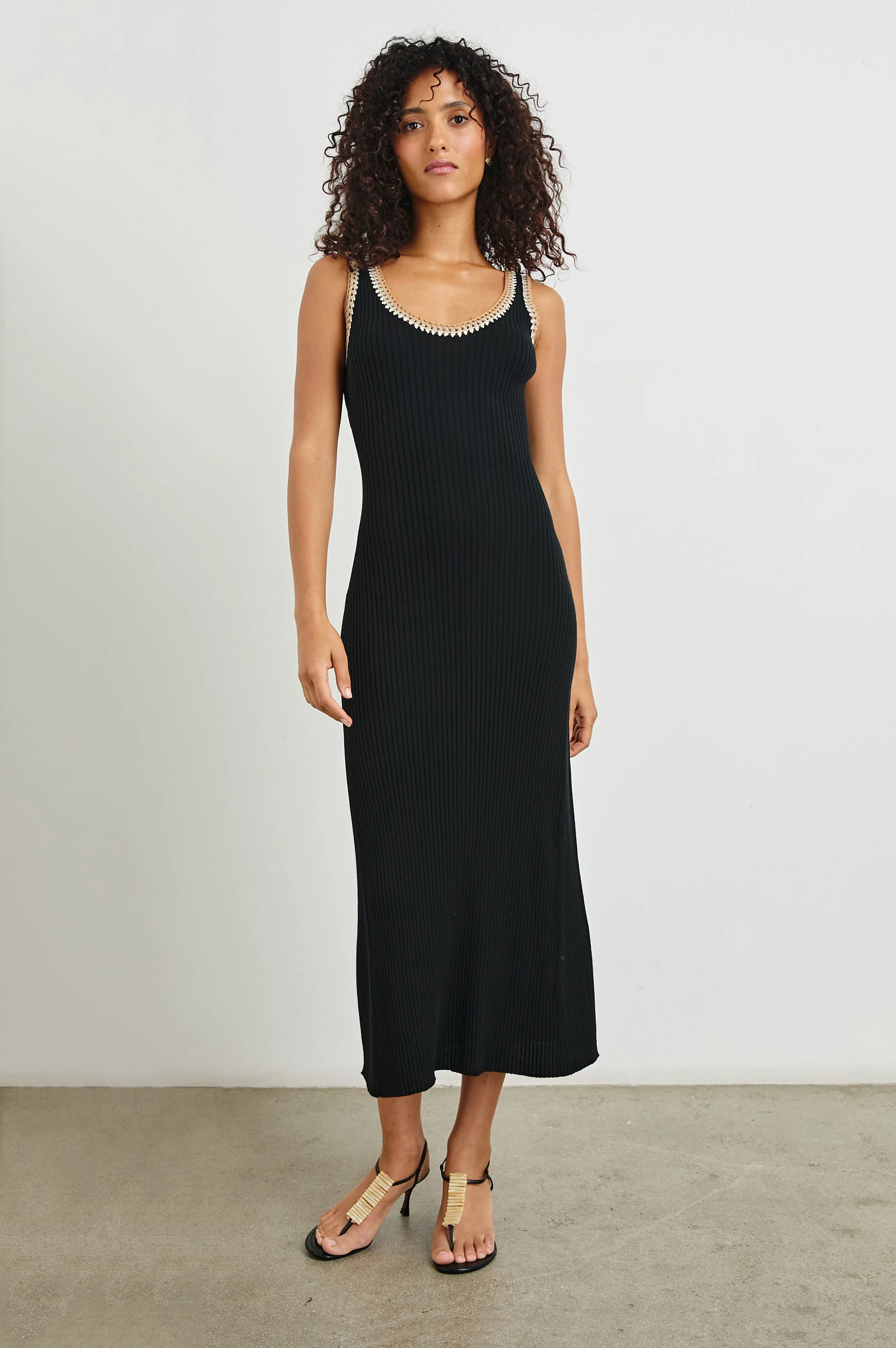 COLLEEN DRESS - BLACK - Image 4