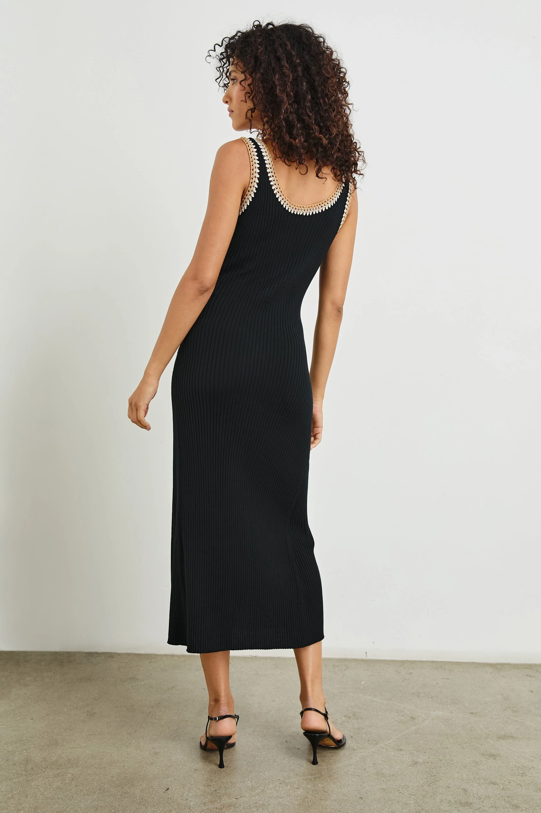 COLLEEN DRESS - BLACK - Image 5