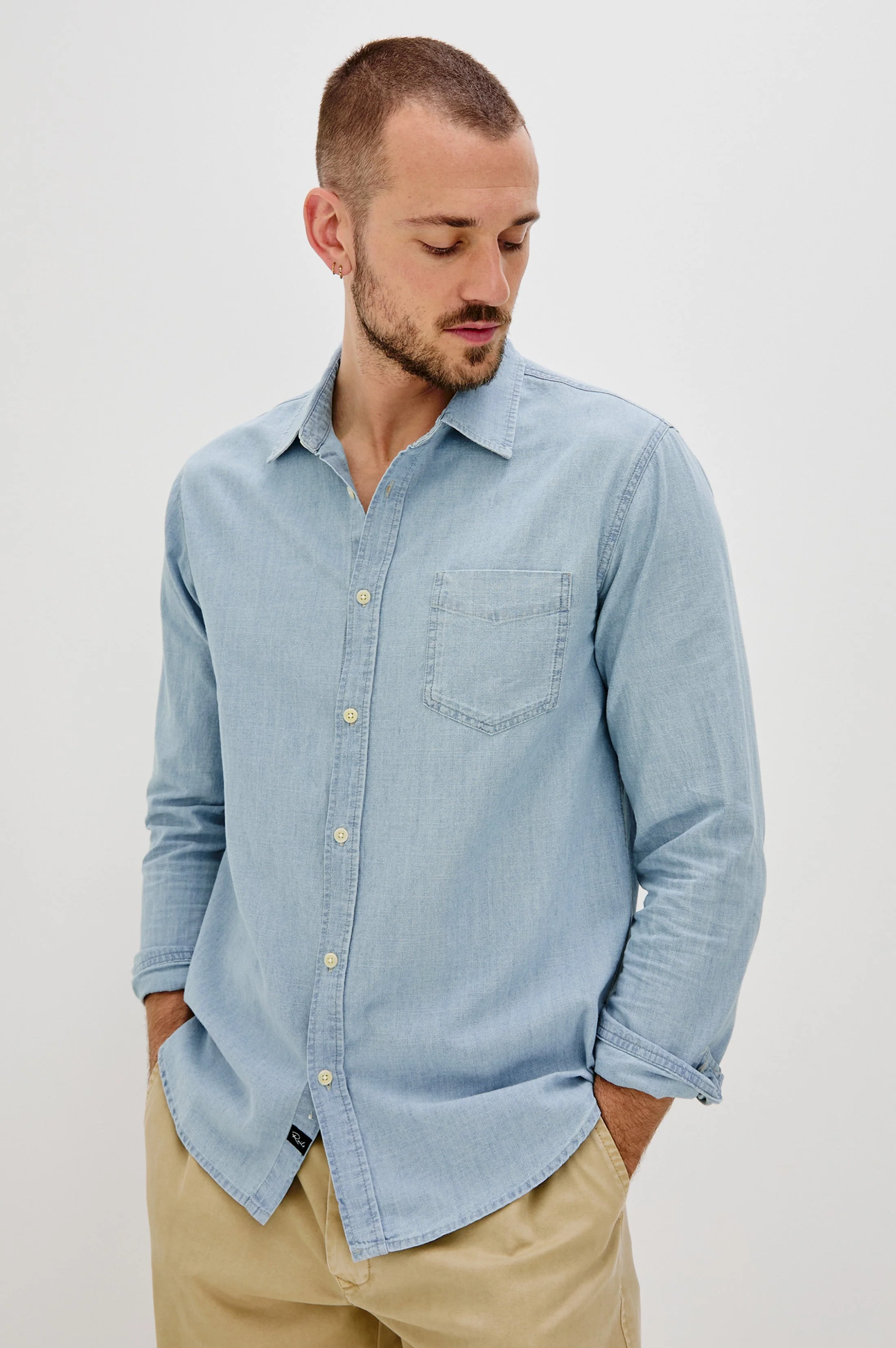 COLTON SHIRT - MEDIUM VINTAGE WASH - Image 3