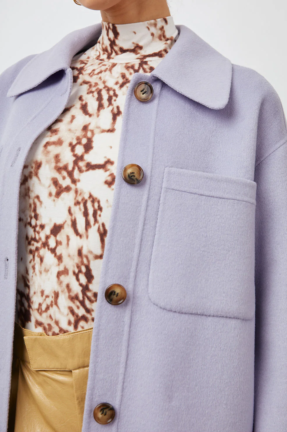 CONNIE SHIRT JACKET - LILAC - Image 2