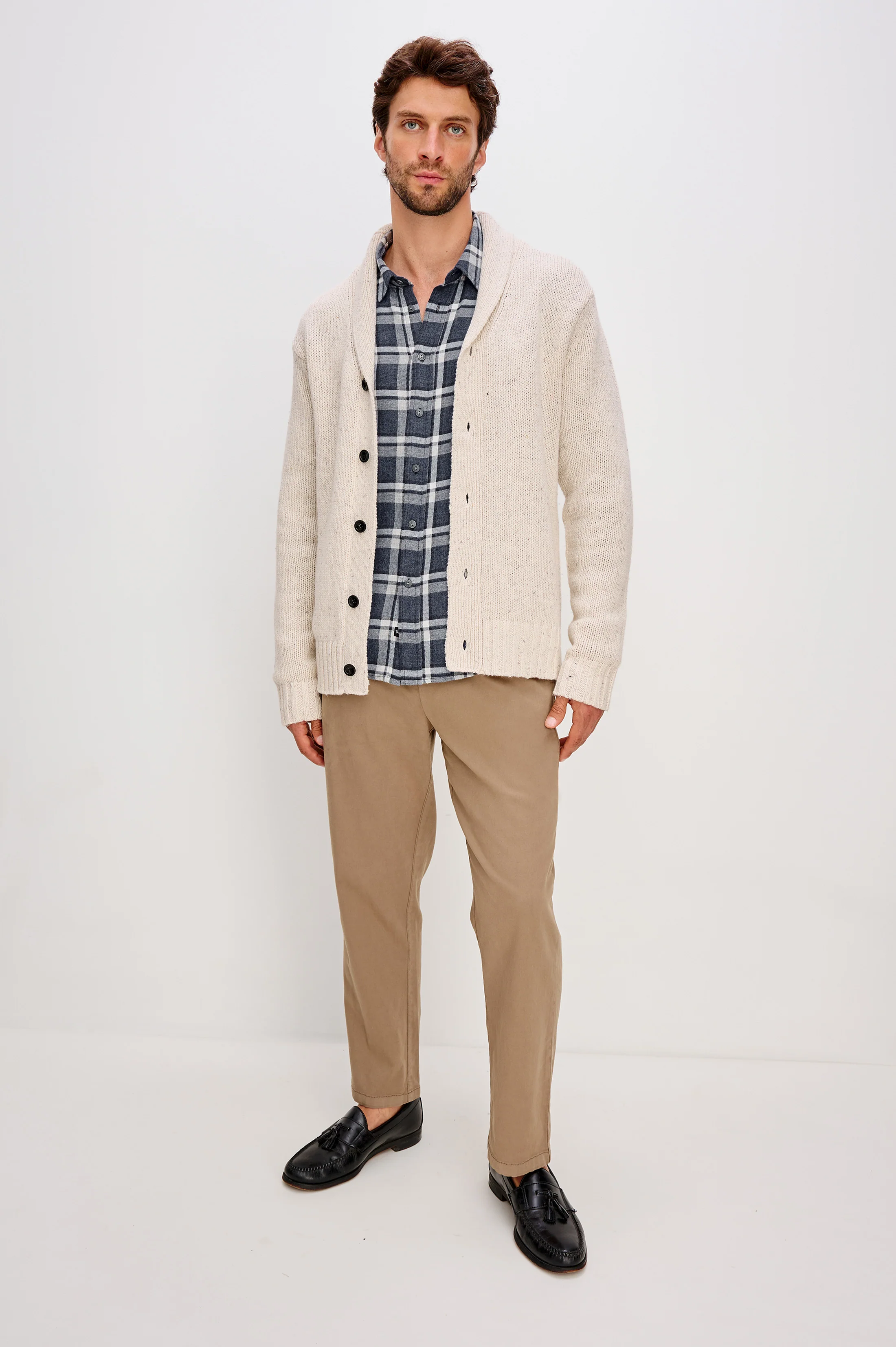 CORDEN CARDIGAN - HALITE SPECKLE - Image 3