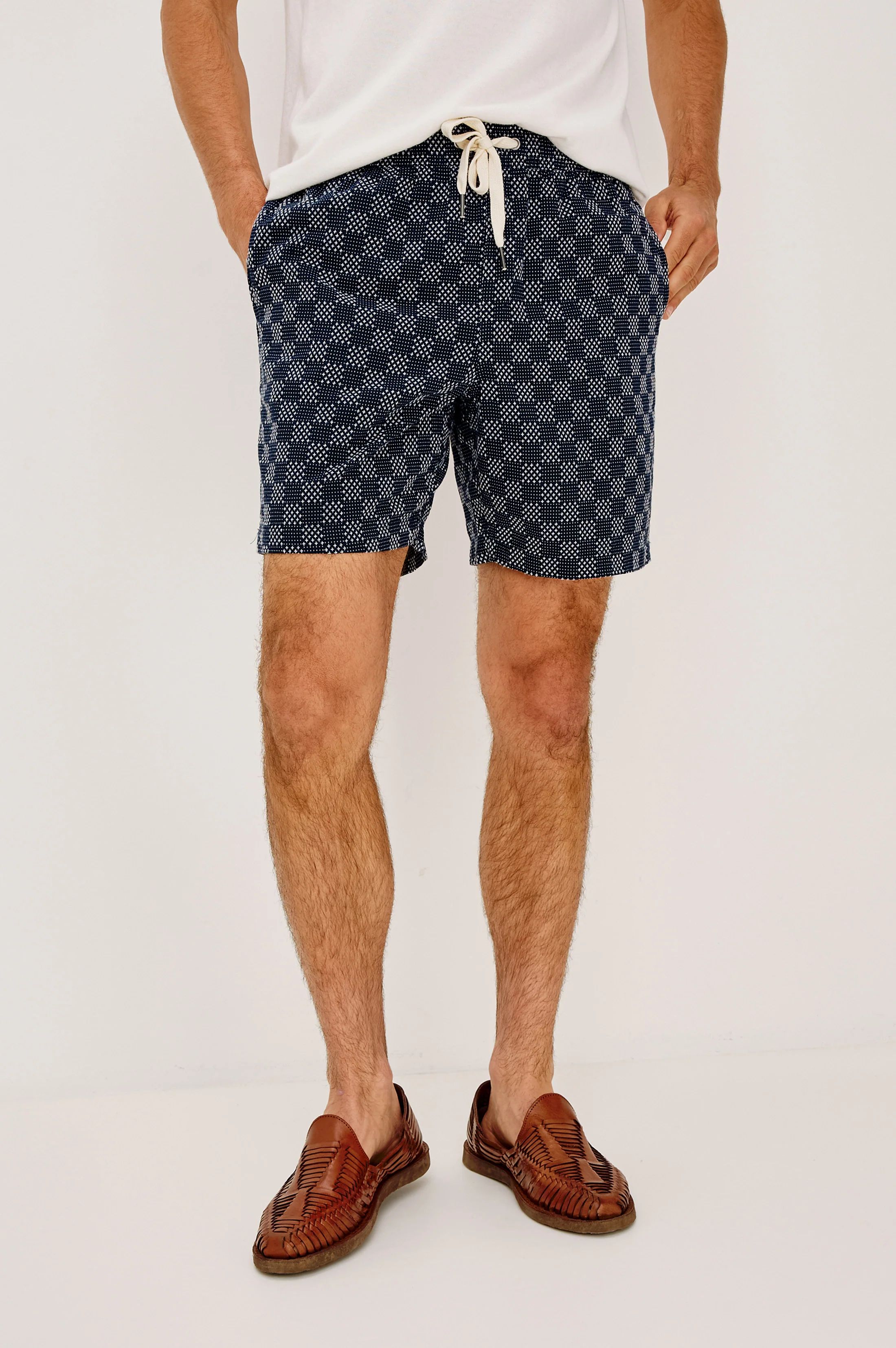 CRUZ SHORT - NAVY SASHIKO - Image 4