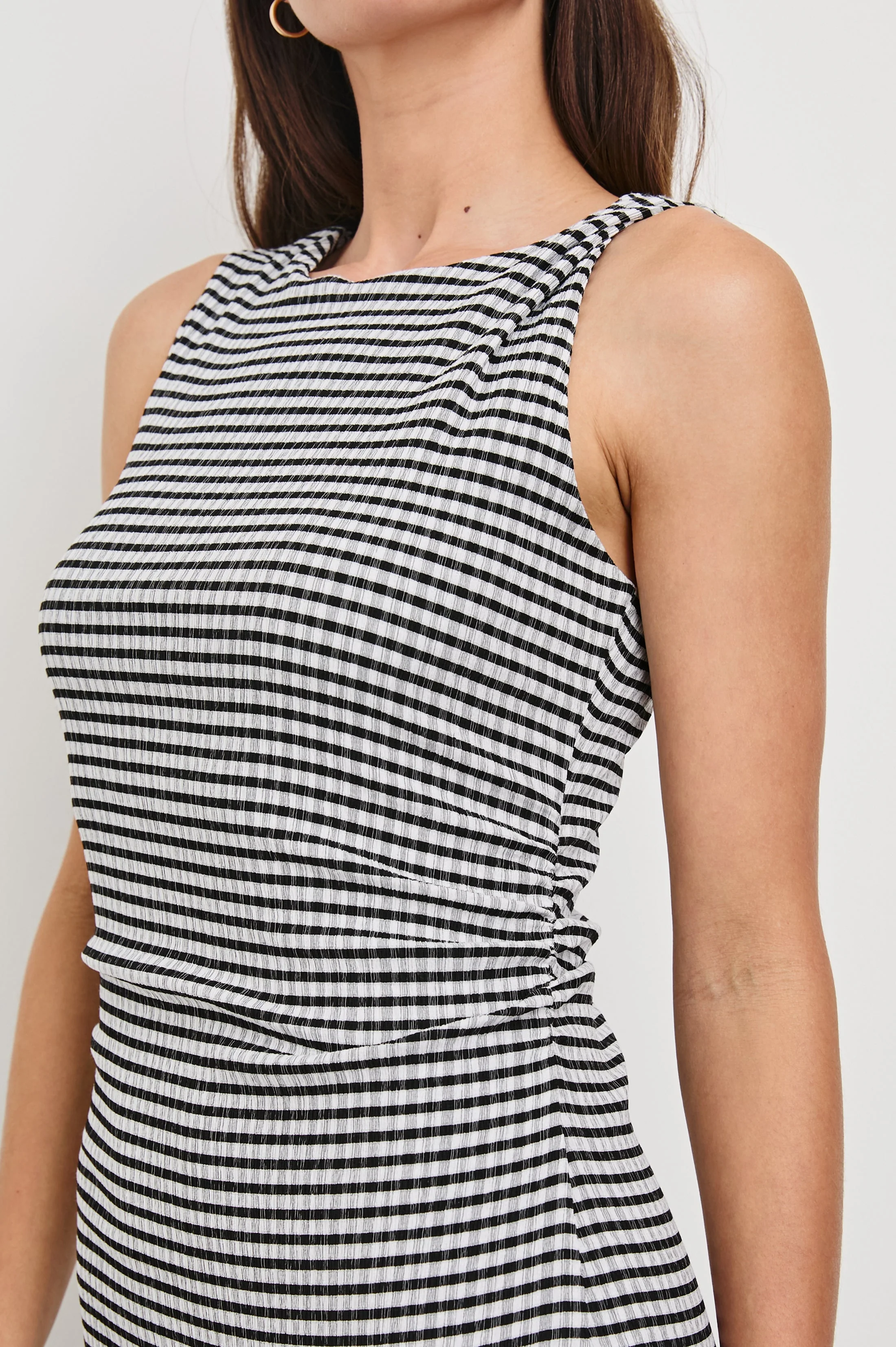 DAIJA DRESS - BLACK GINGHAM - Image 2