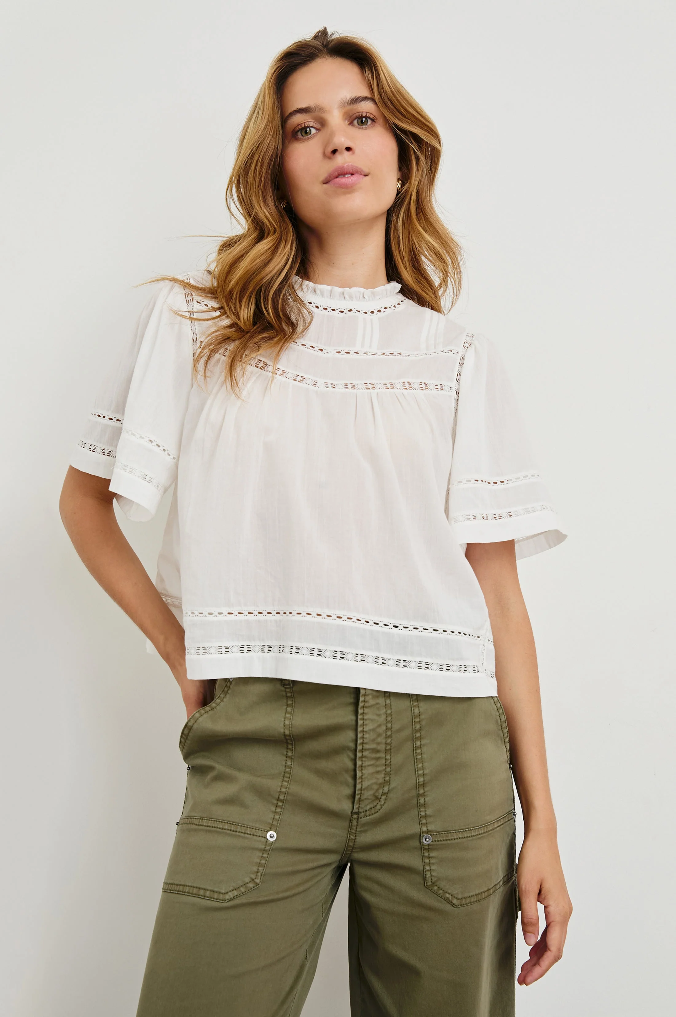 DAISY TOP - WHITE - Image 4