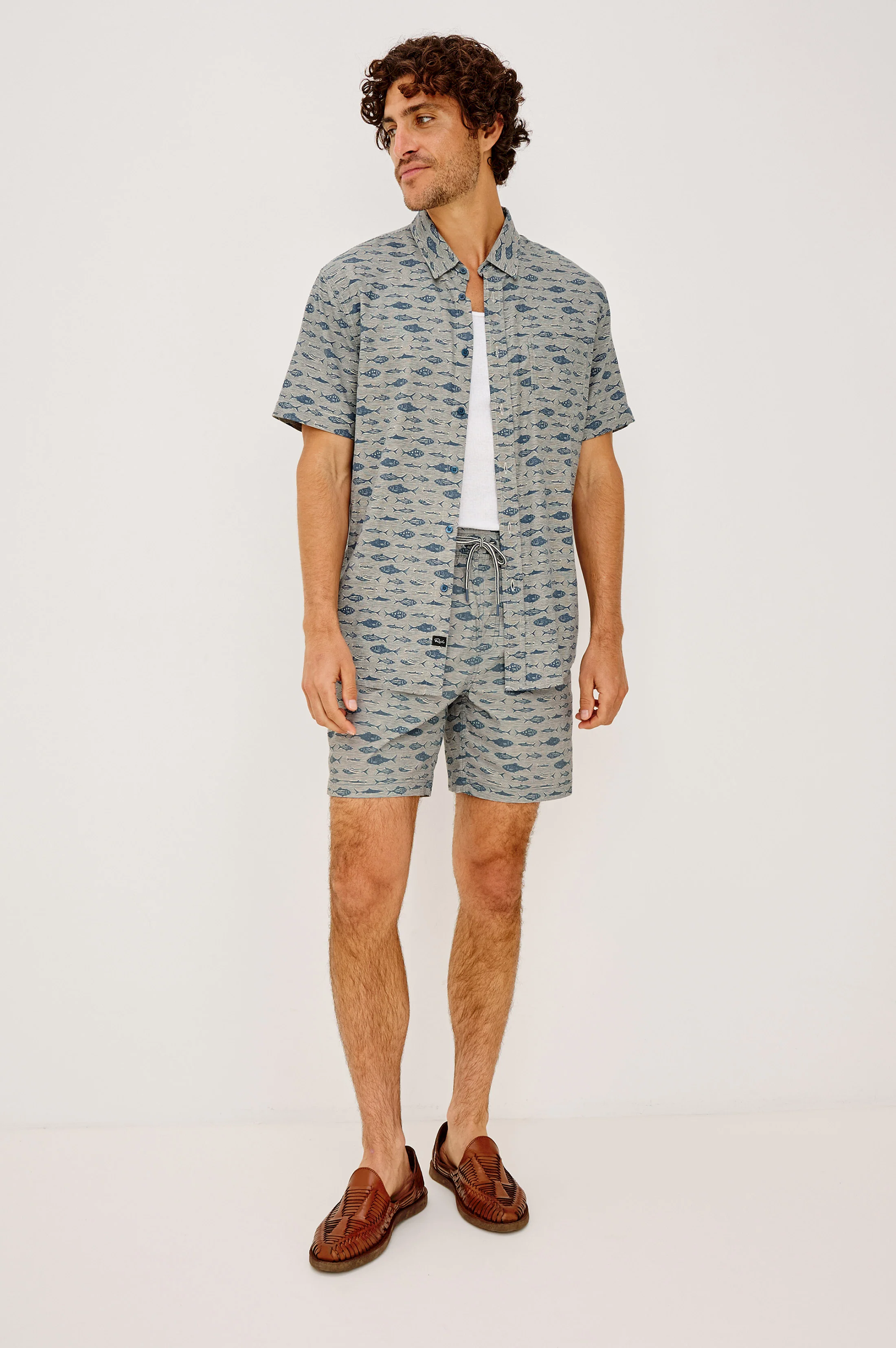 DANE SWIM SHORT - VINTAGE AQUARIUM ETCH - Image 2