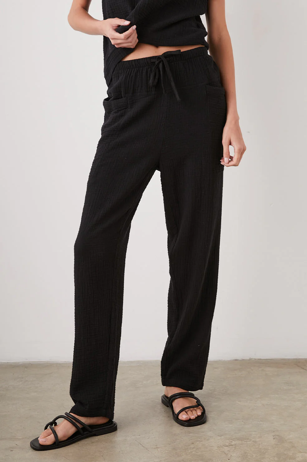 DARBY PANT - BLACK - Image 2