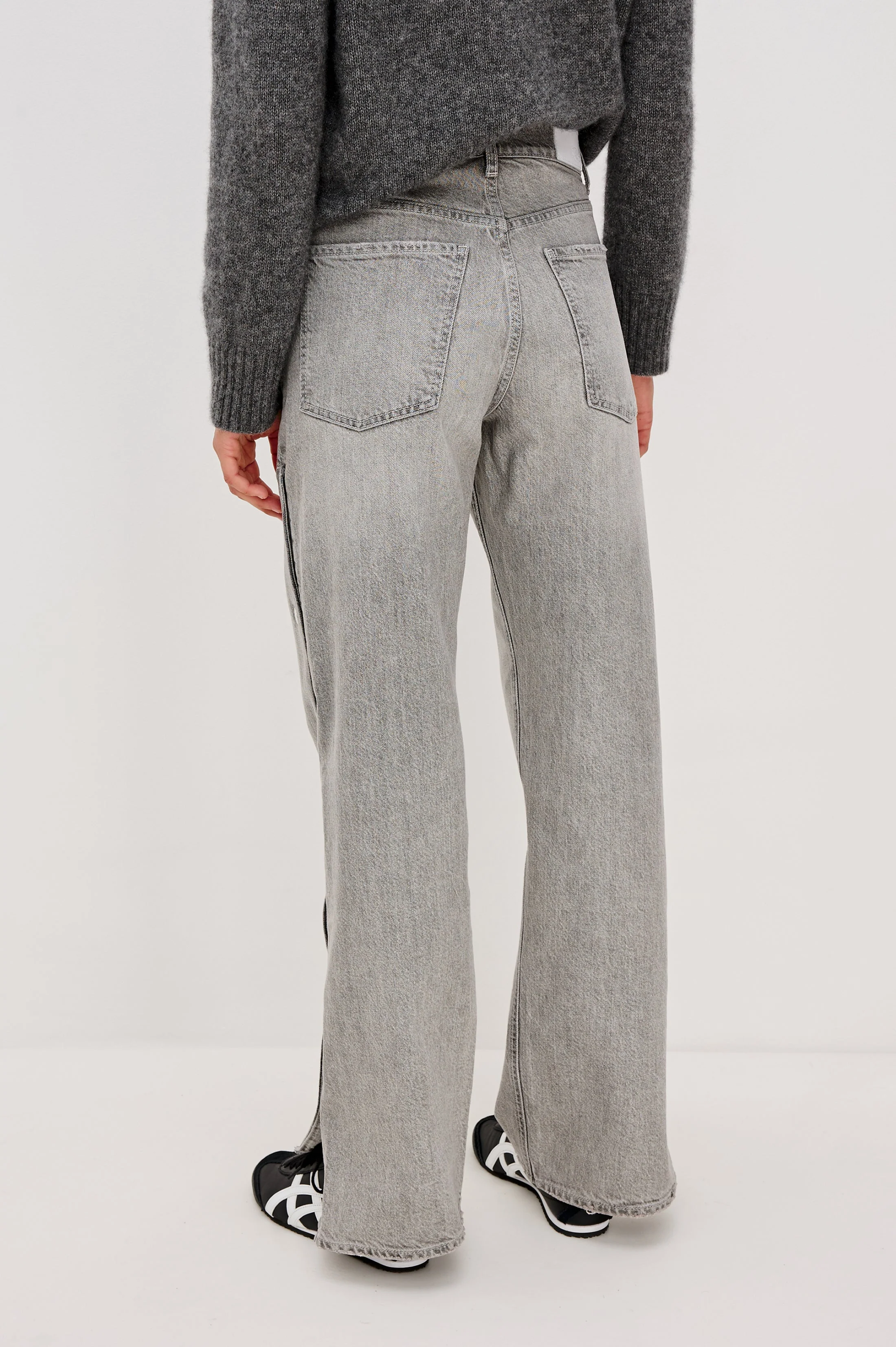 DEL MAR BOYFRIEND - STONE GREY STUDDED - Image 5