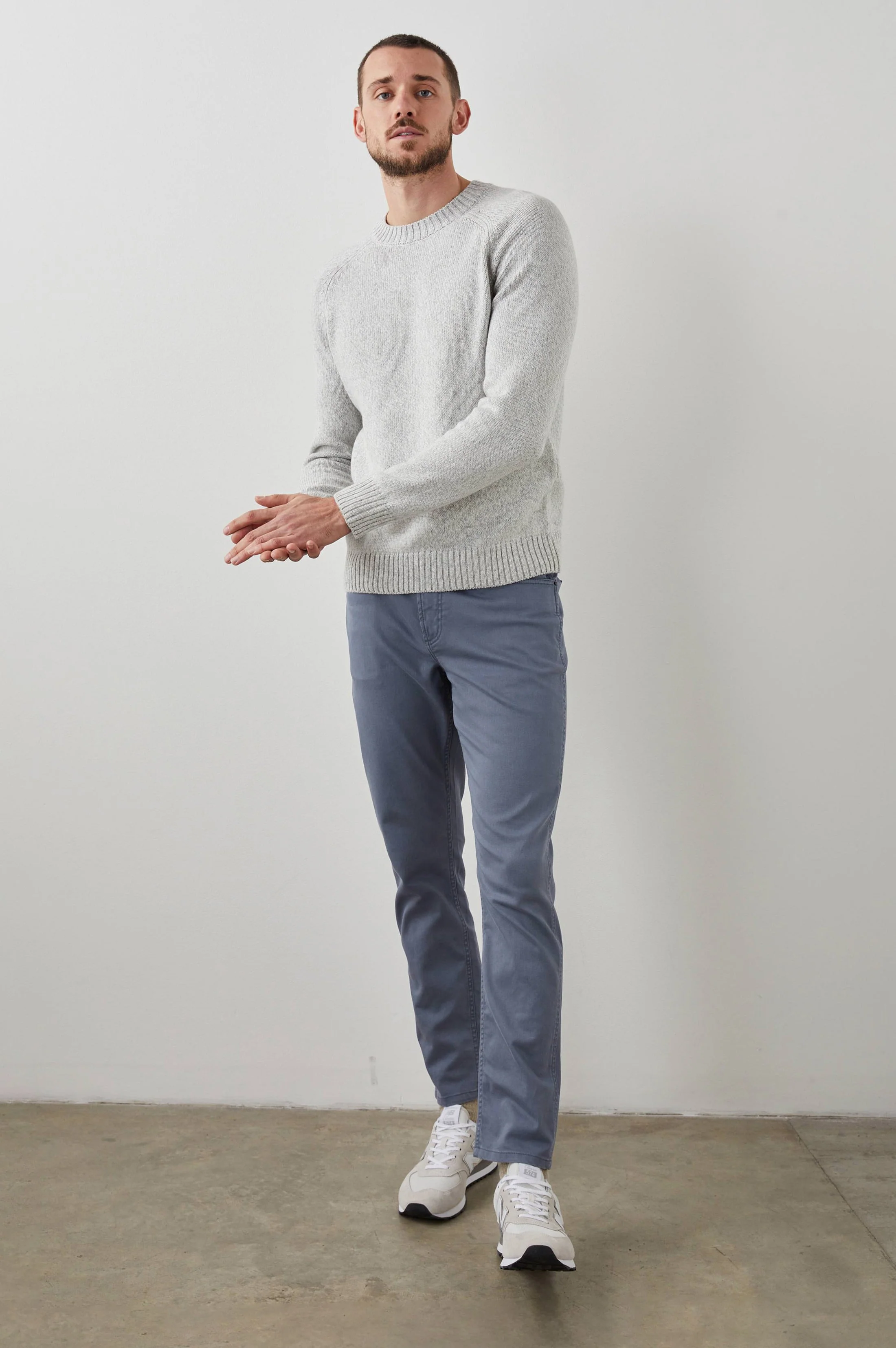 DONOVAN SWEATER - GRAVEL - Image 4