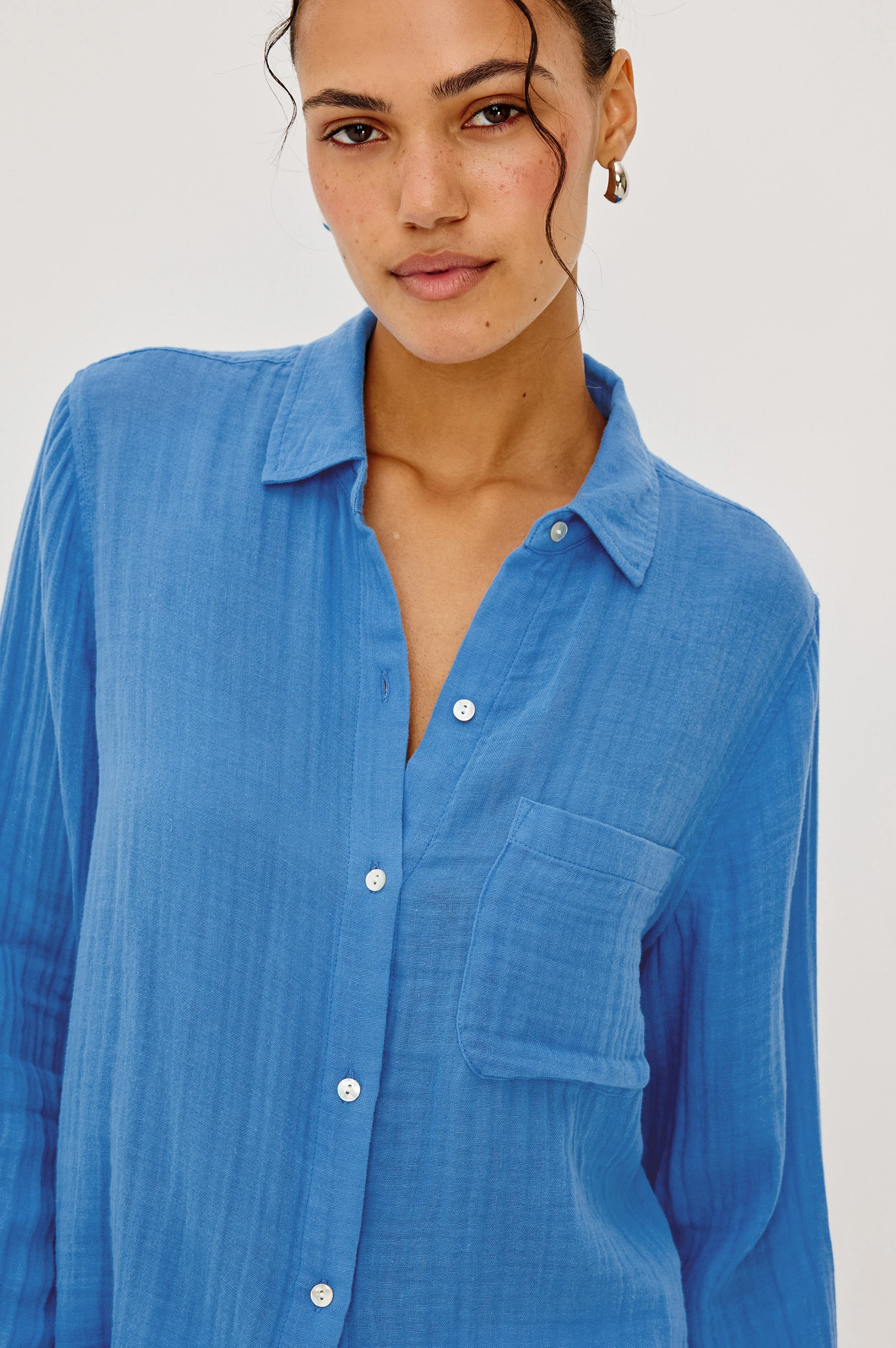 ELLIS SHIRT - FRENCH BLUE - Image 2