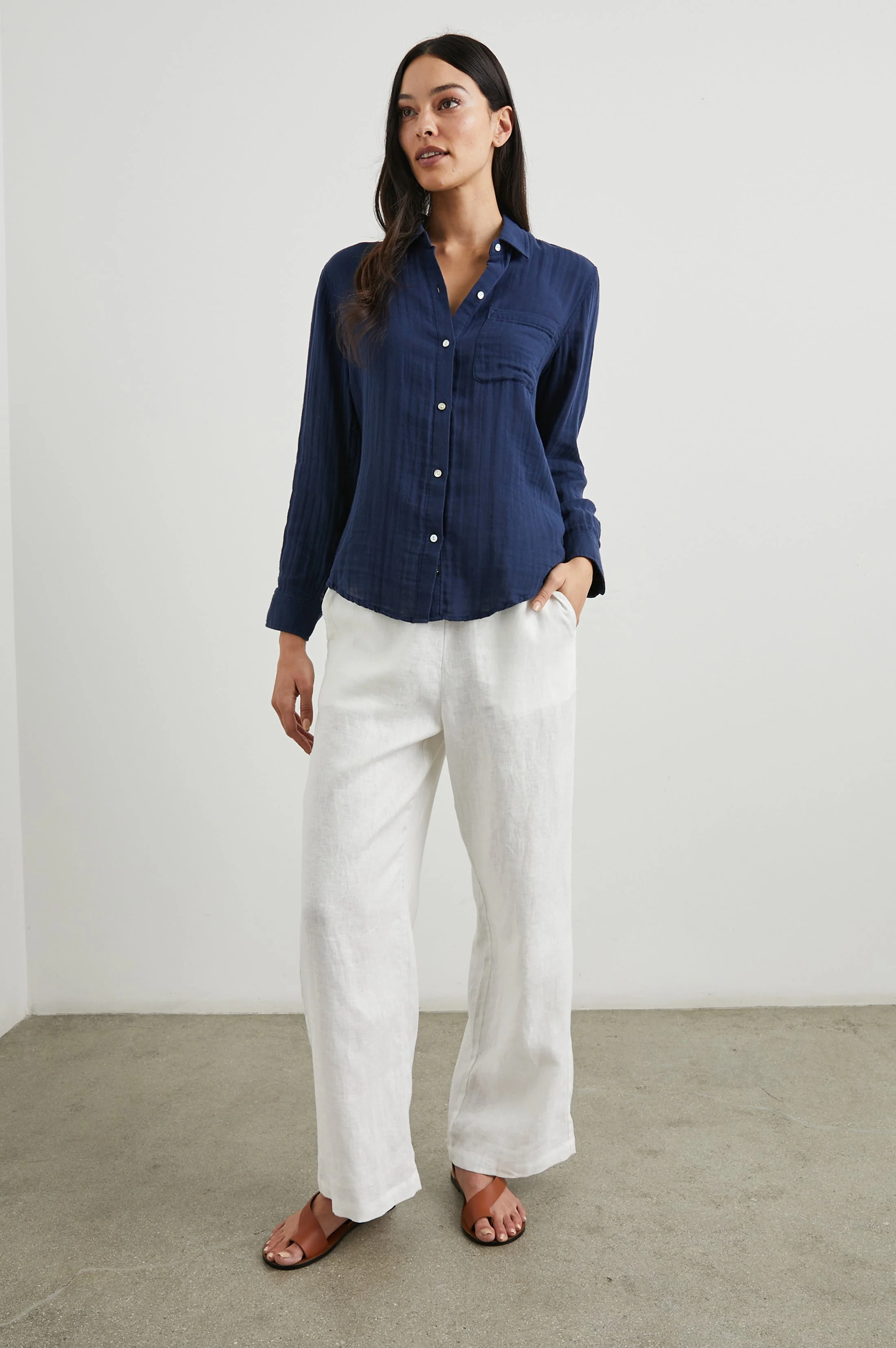 ELLIS SHIRT - INDIGO - Image 3