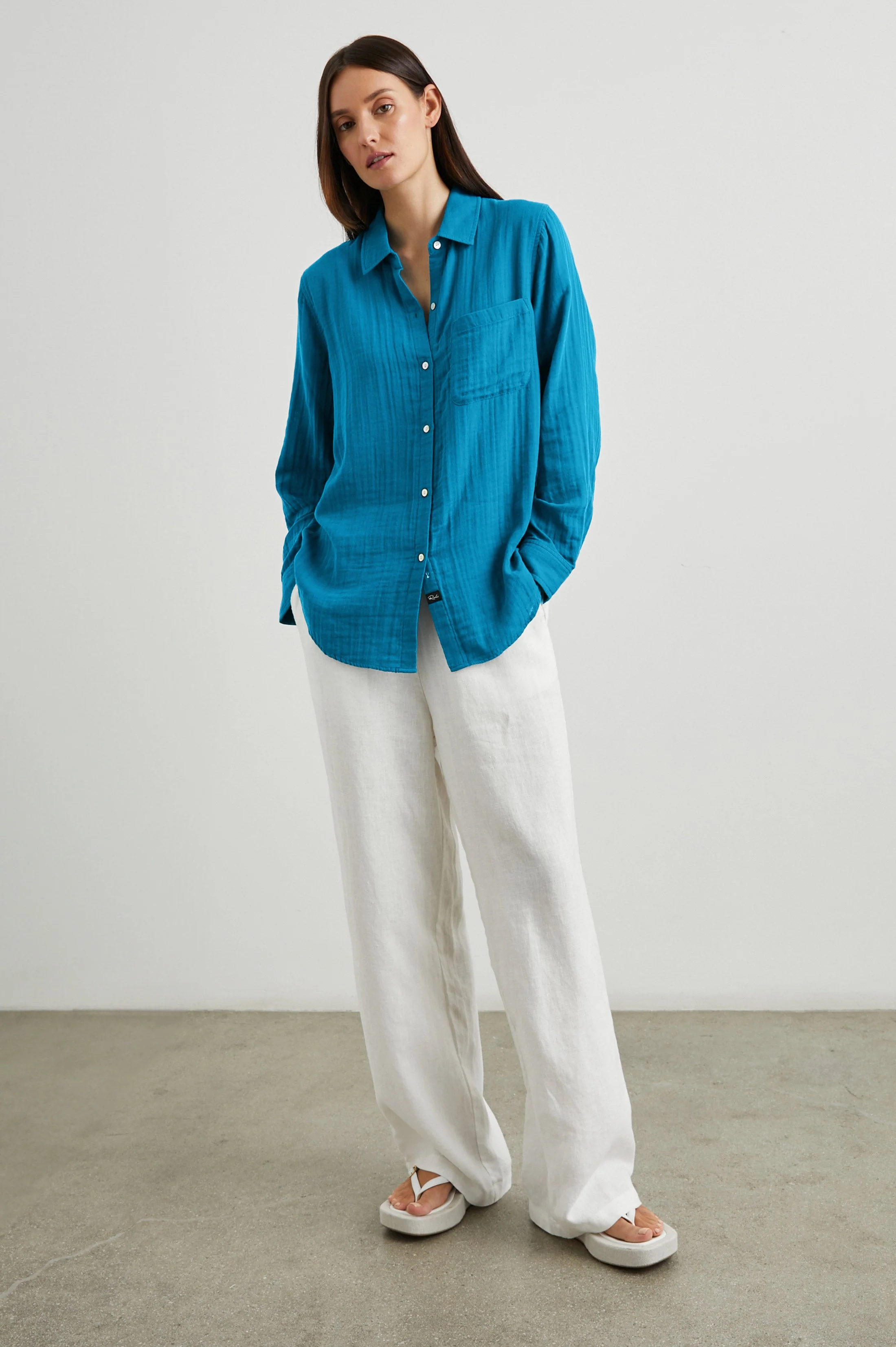ELLIS SHIRT - TURKISH TILE - Image 3