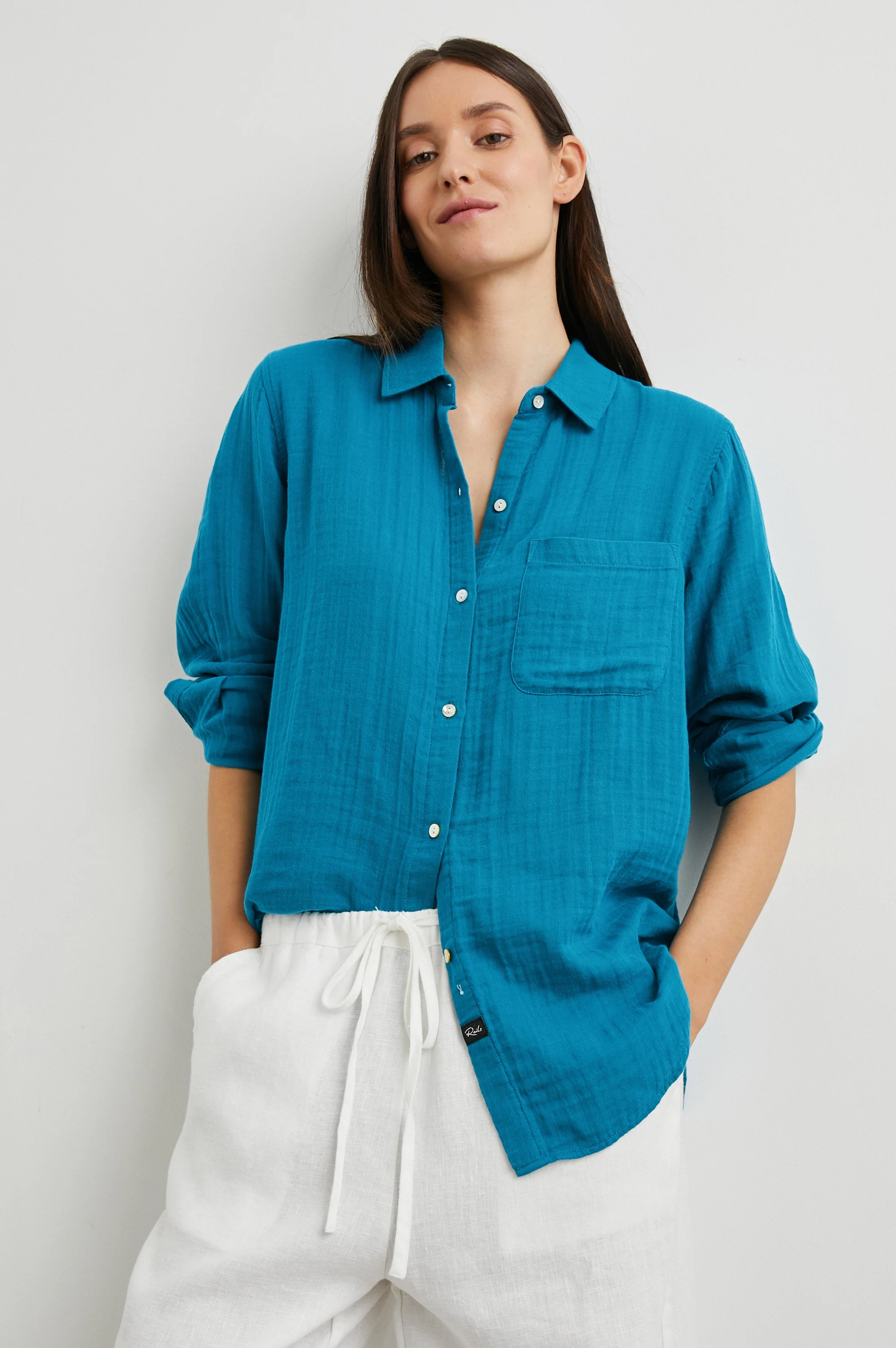 ELLIS SHIRT - TURKISH TILE - Image 4